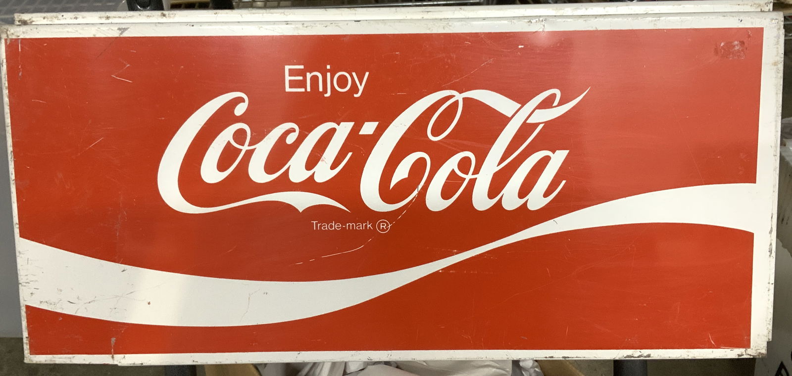 Collectible Vintage Metal Coca- Cola Advert Sign (1 of 6)