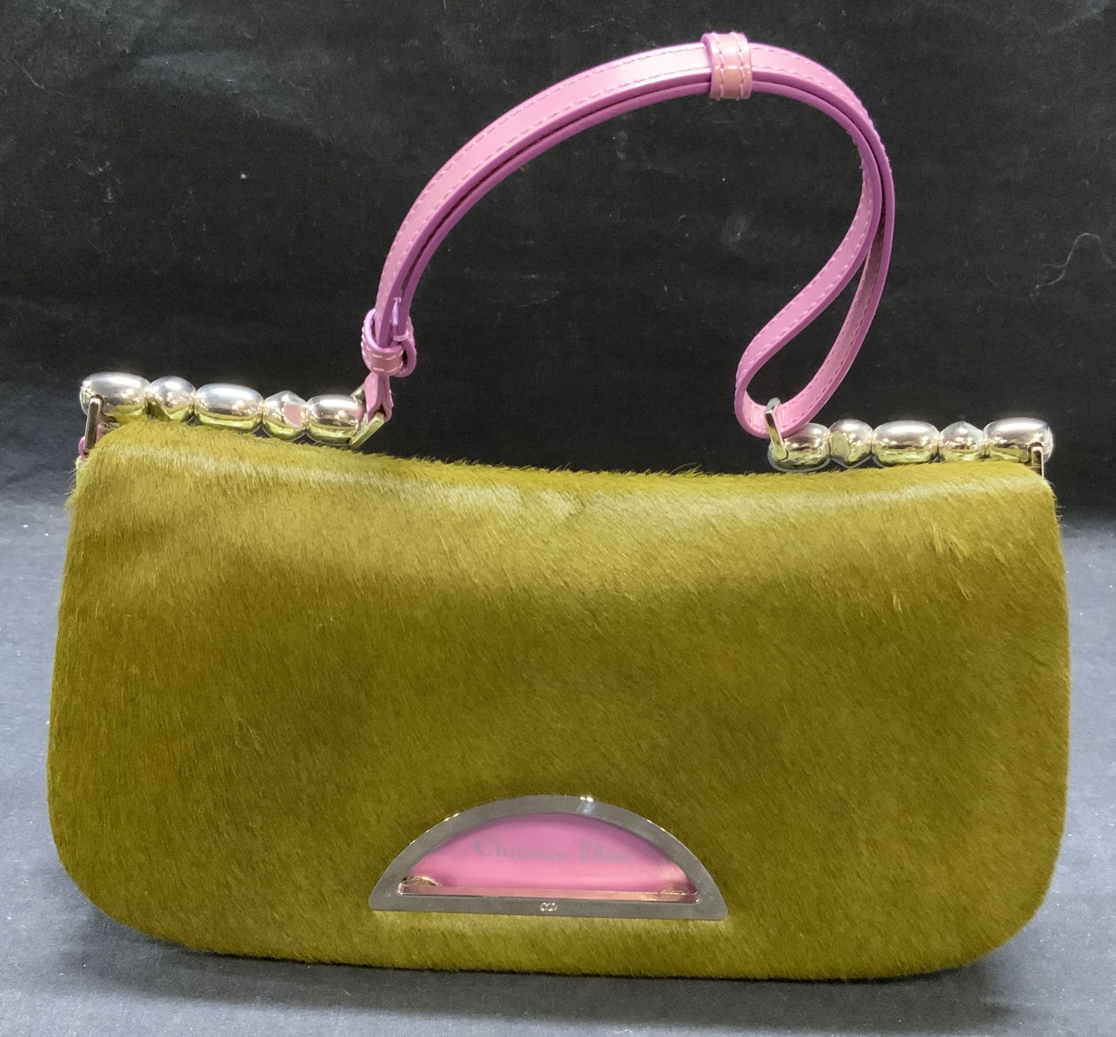 Christian Dior Leather & Calf Hair Malice Bag, COA (1 of 9)