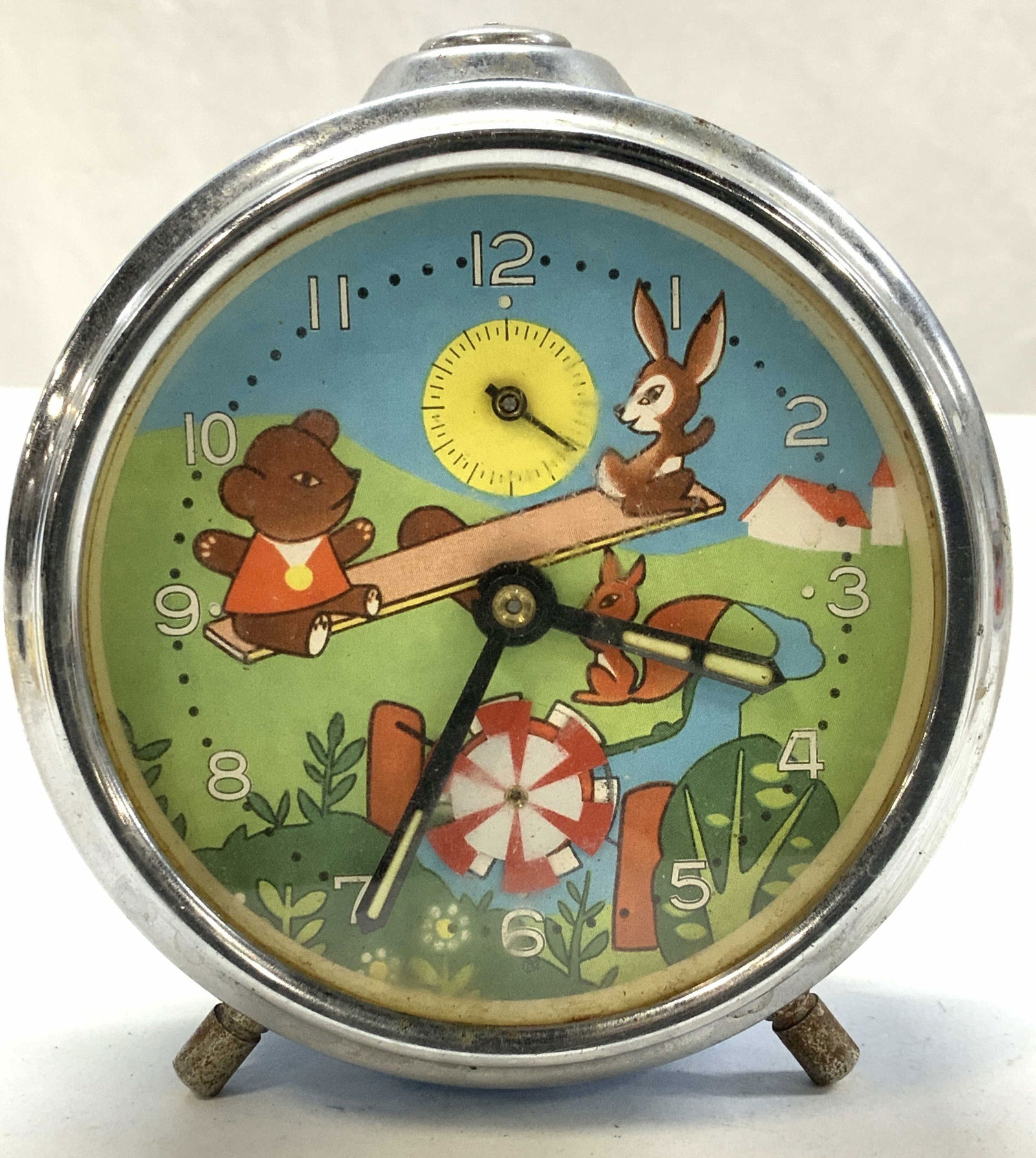 Vintage Metal Snooze Alarm Clock (1 of 6)