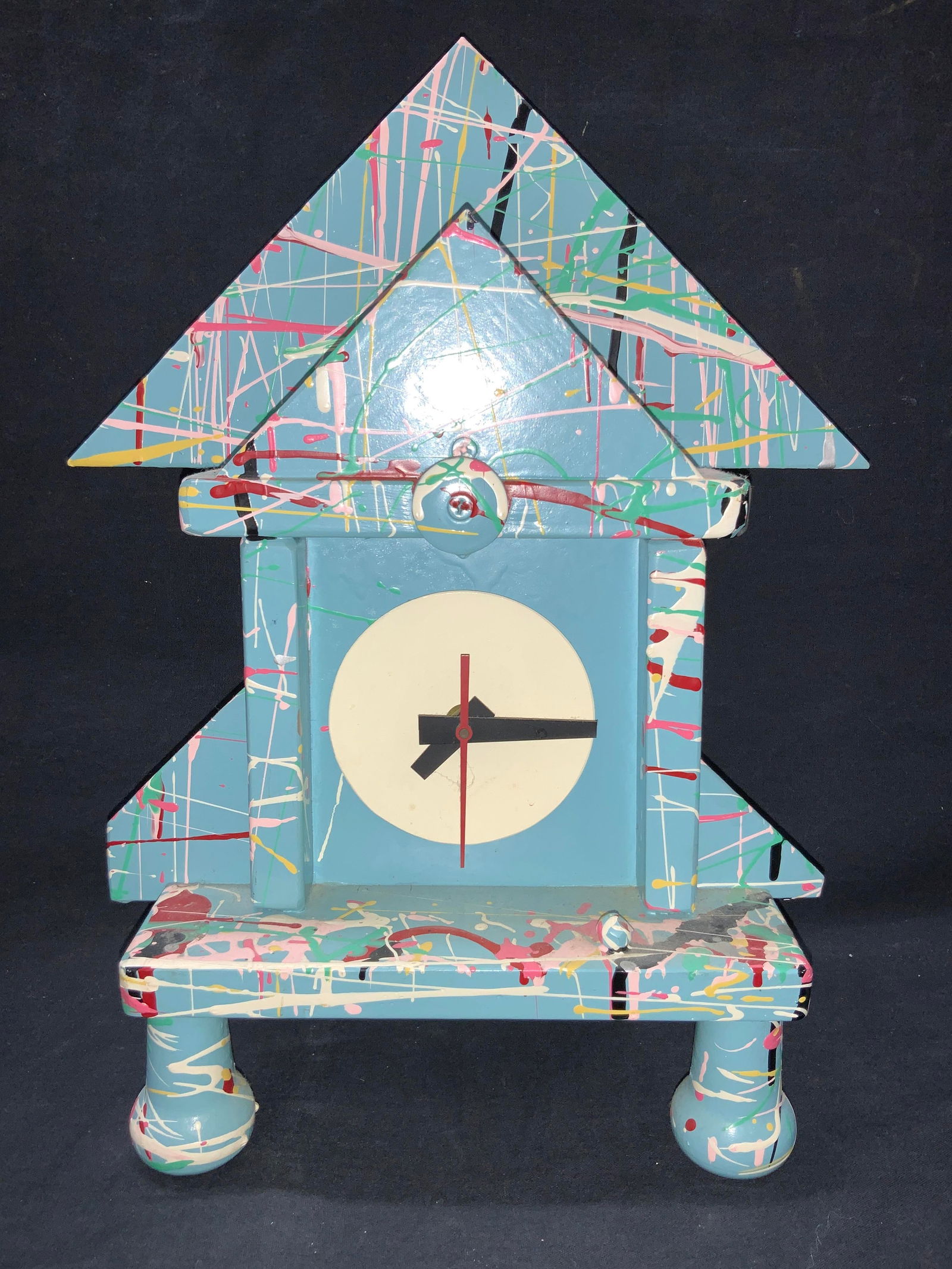 Artisan Crafted Wooden Tabletop Clock (1 of 9)