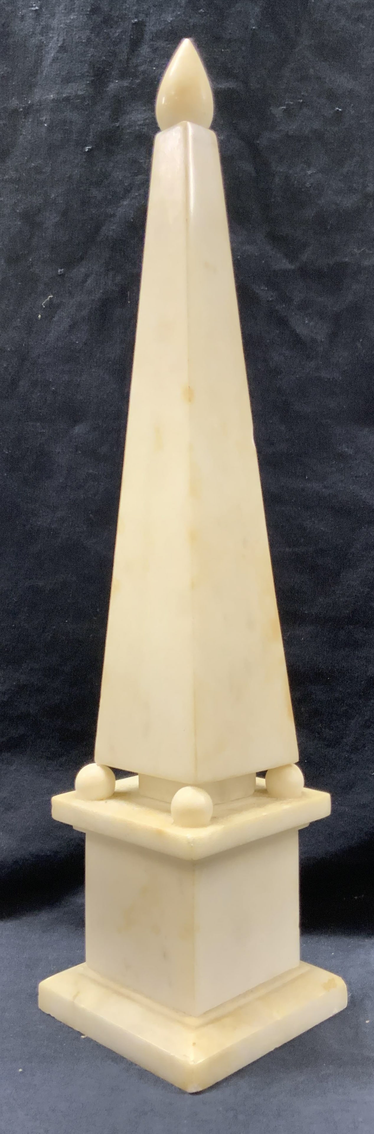 Natural Polished & Carved Stone Obelisk 20in (1 of 13)