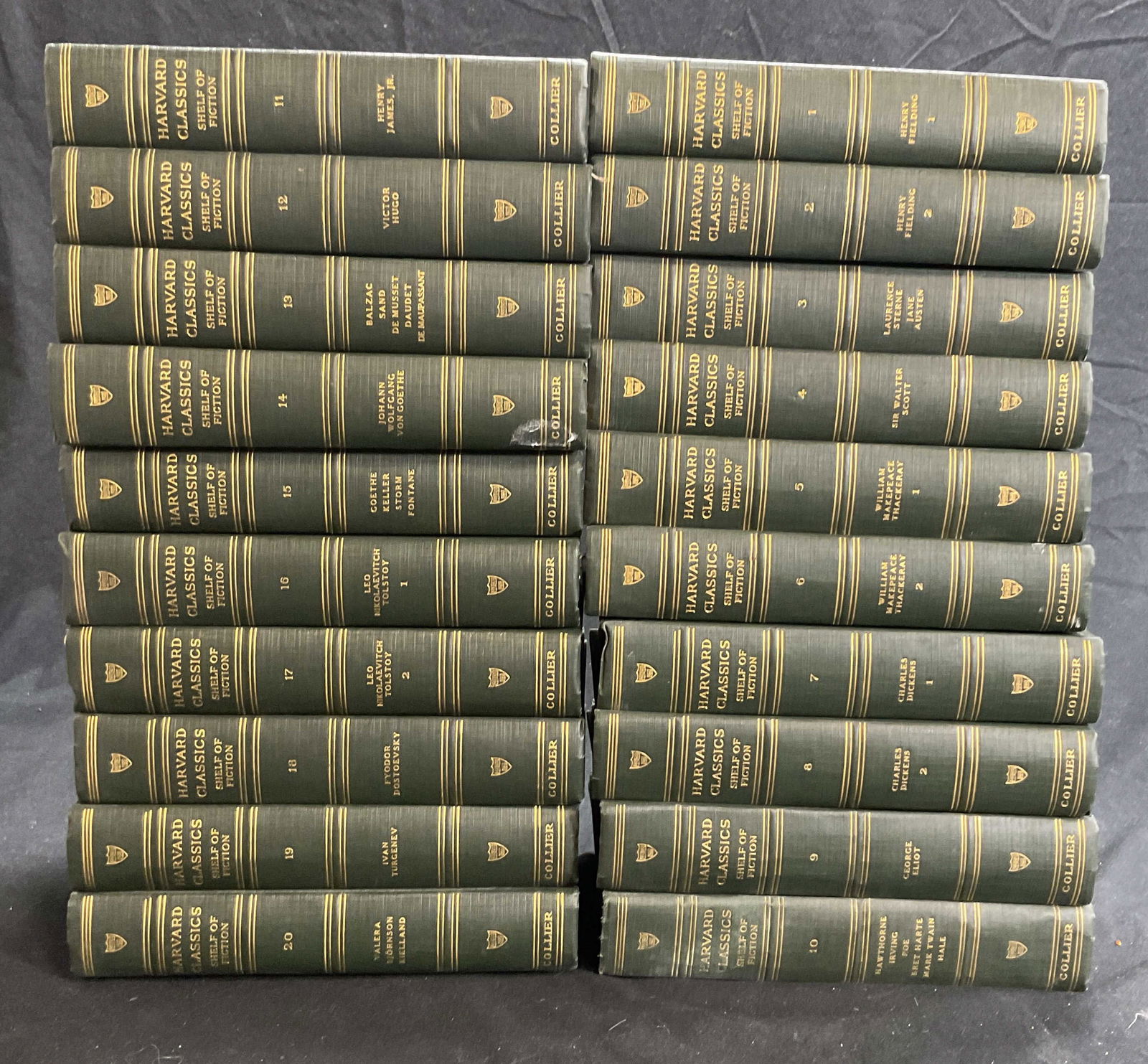 Collection Harvard Classics Shelf of Fiction Books (1 of 8)