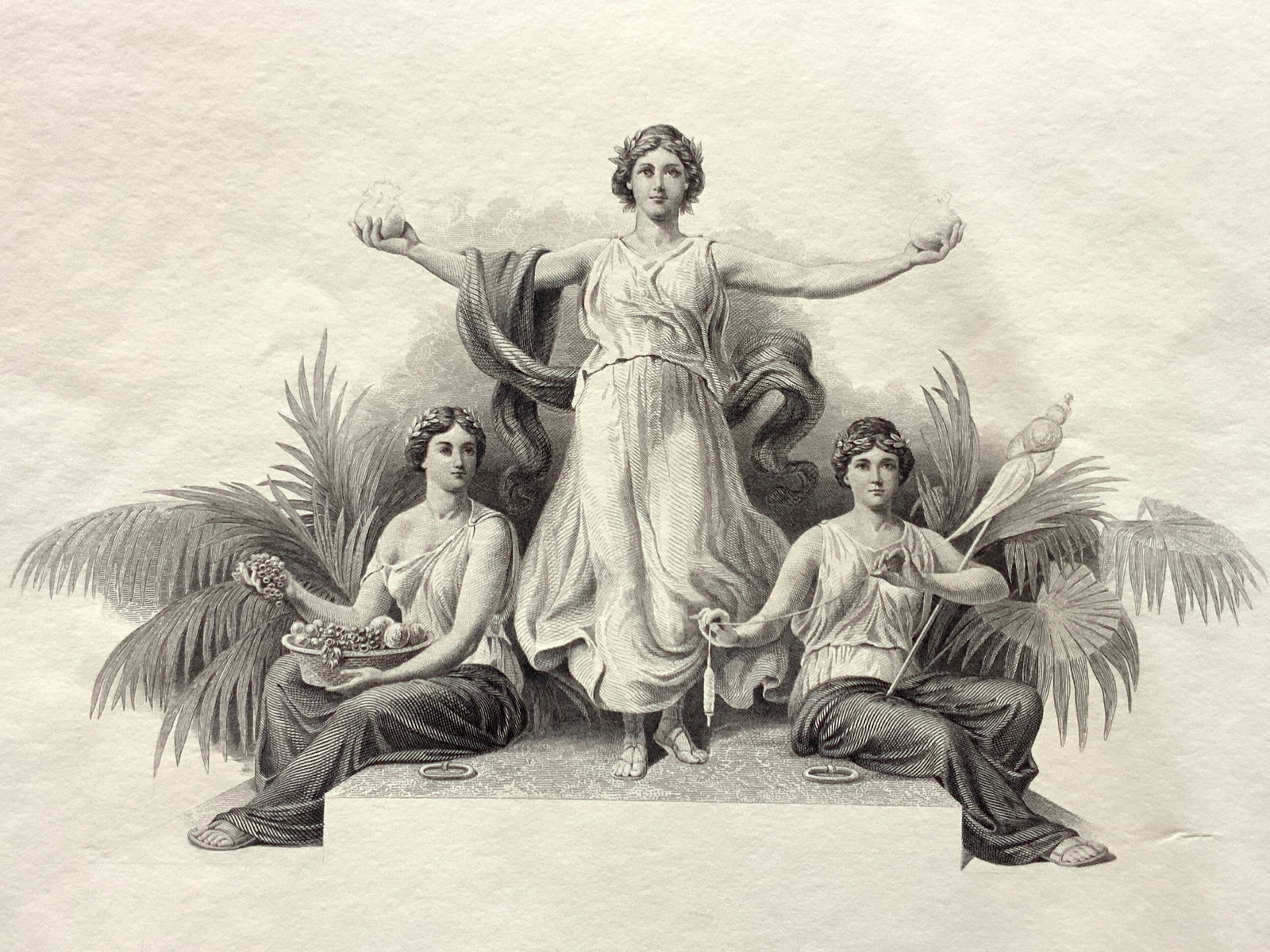 Black & White Goddess Etching Lithograph (1 of 9)