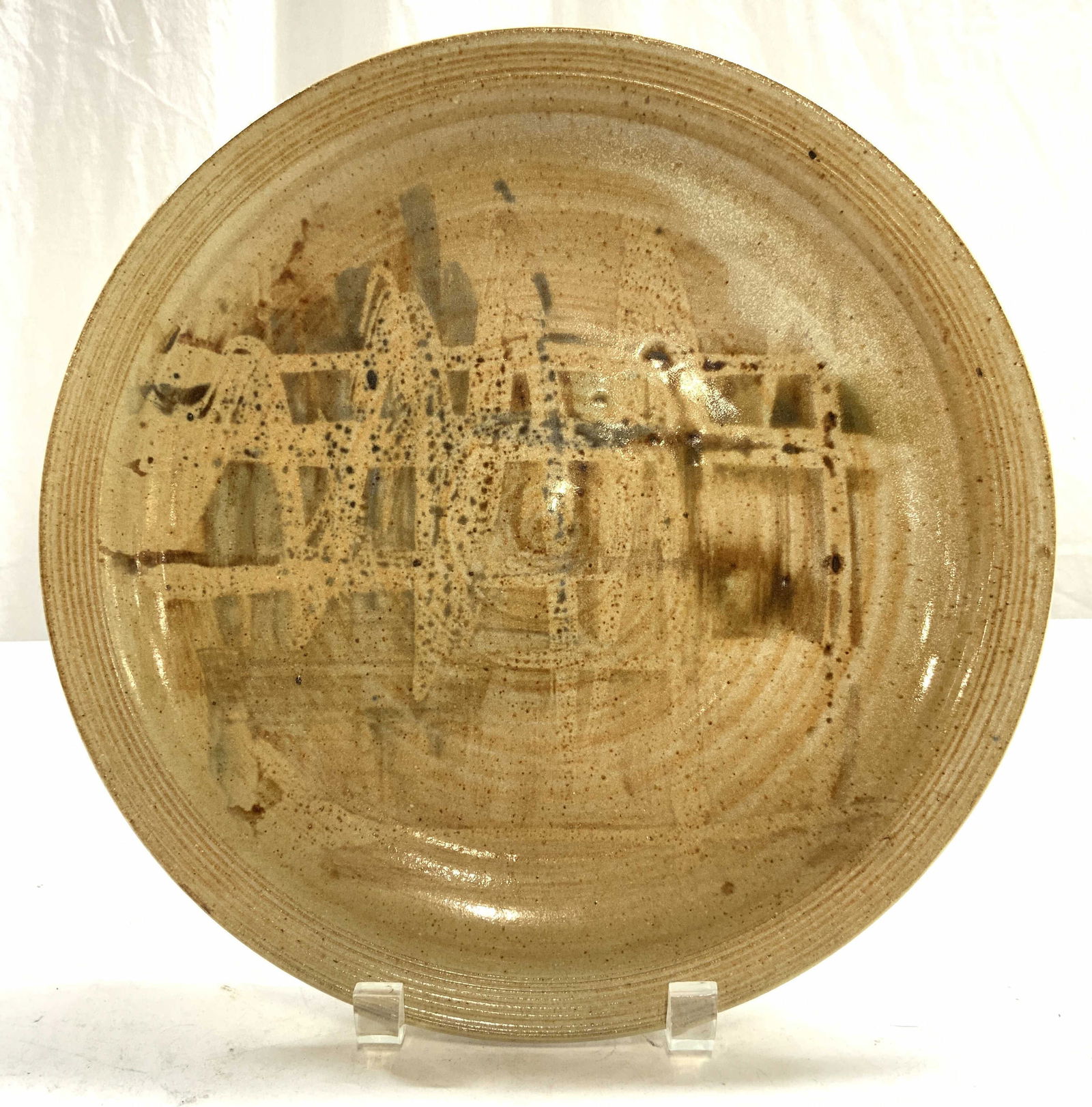 Vintage Signed Ceramic Plate C 1978 (1 of 7)