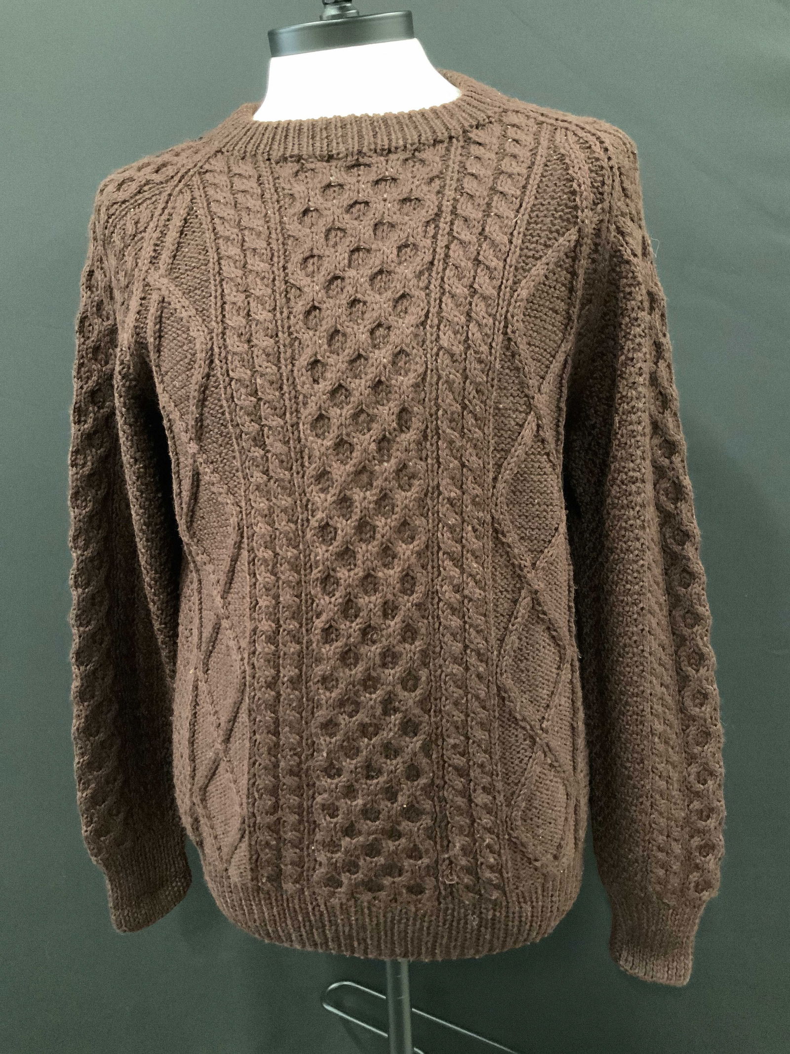 MAINE BAY HAND KNIT WOOL SWEATER, Unisex (1 of 9)