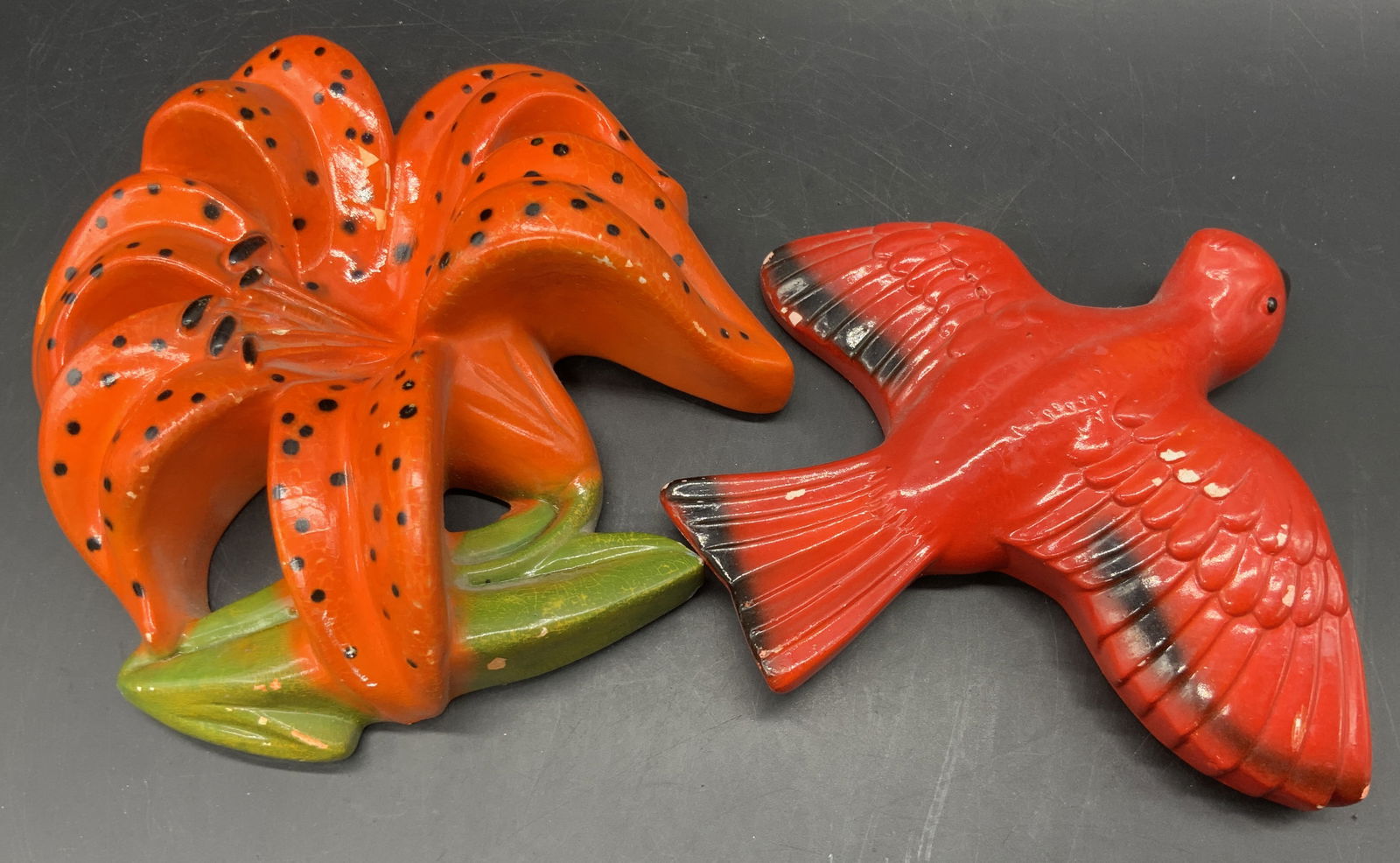 Lot 2 MILLER STUDIOS INC. Chalkware Wall Decor (1 of 12)