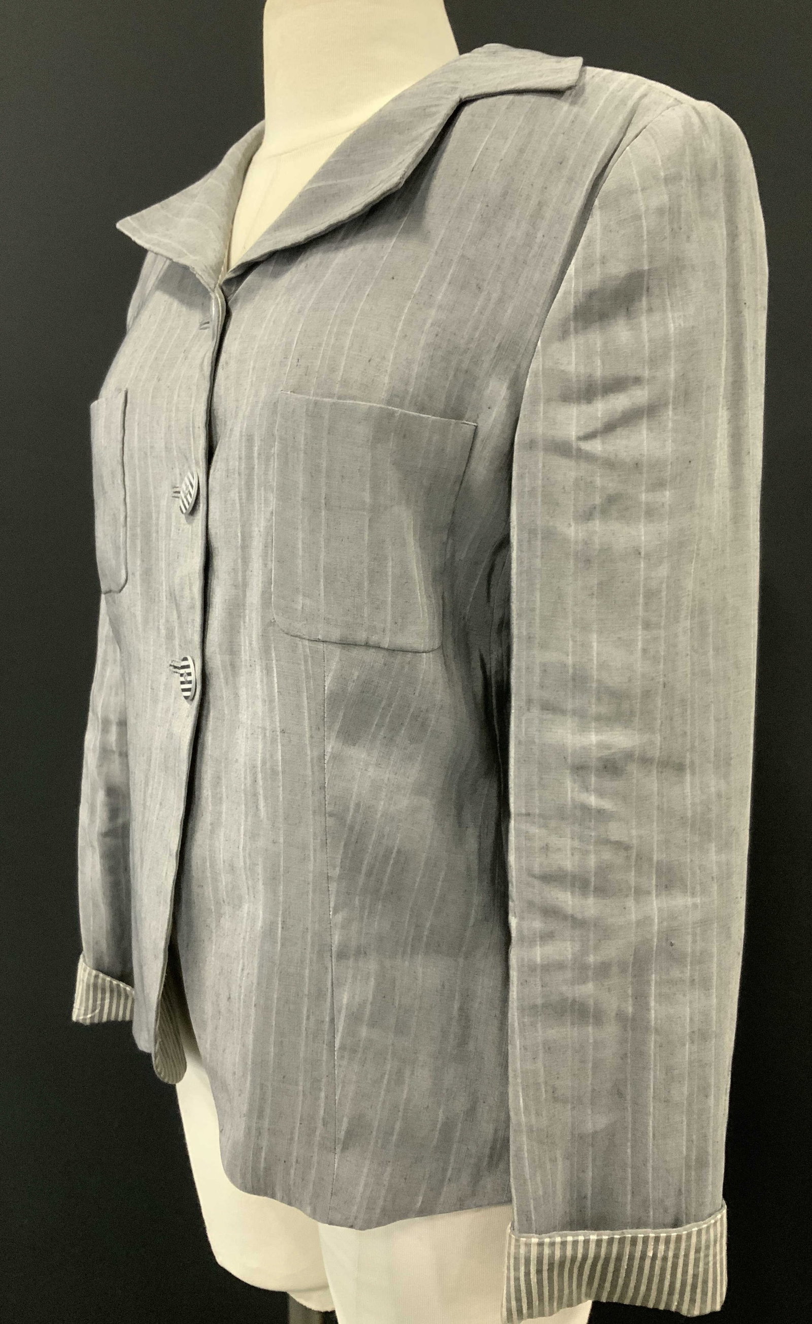 Giorgio Armani Linen & Silk Pants Suit, 2 Italy (1 of 9)
