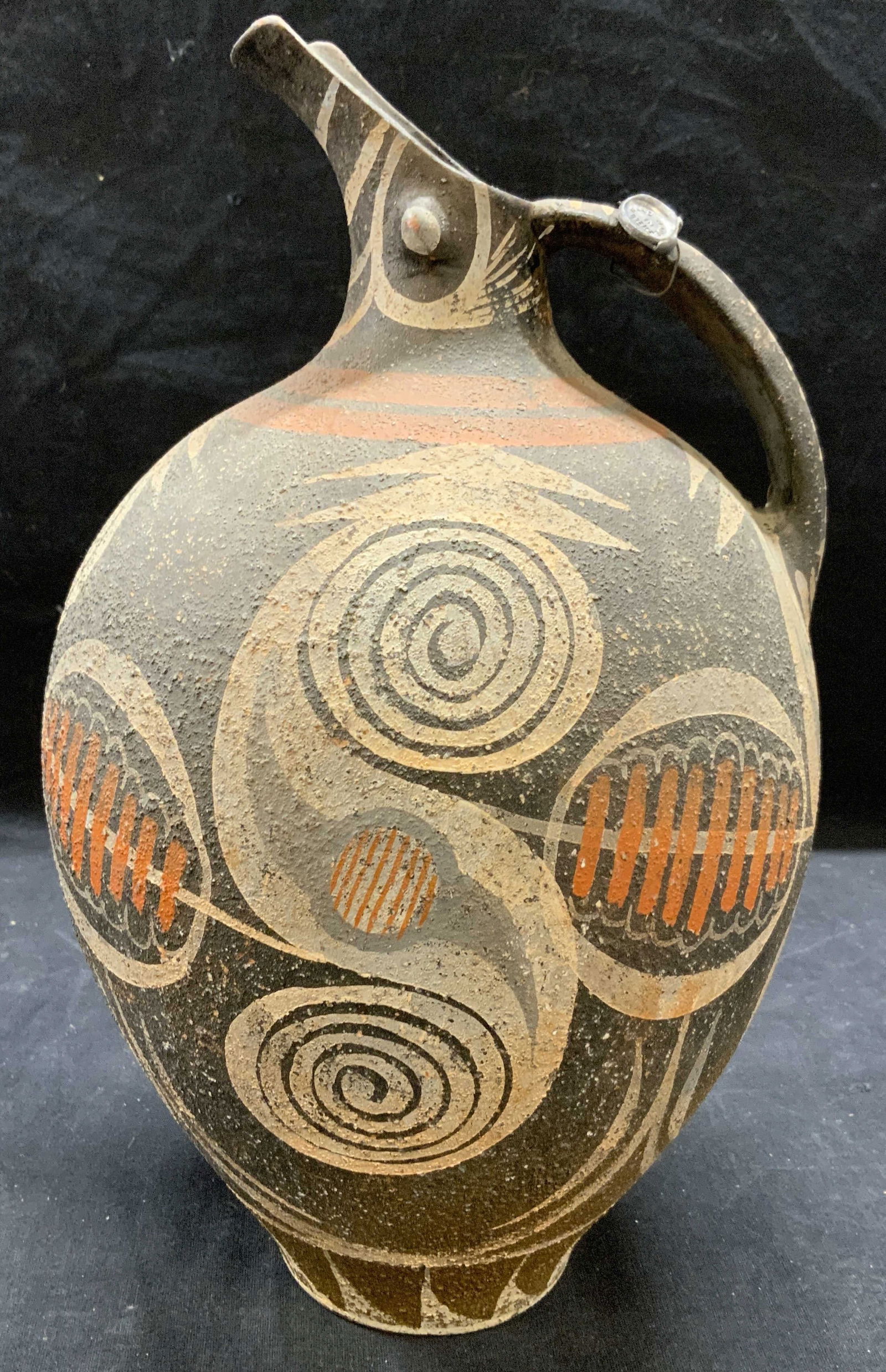 Vintage Museum Copy Kamares Ceramic Jug (1 of 8)