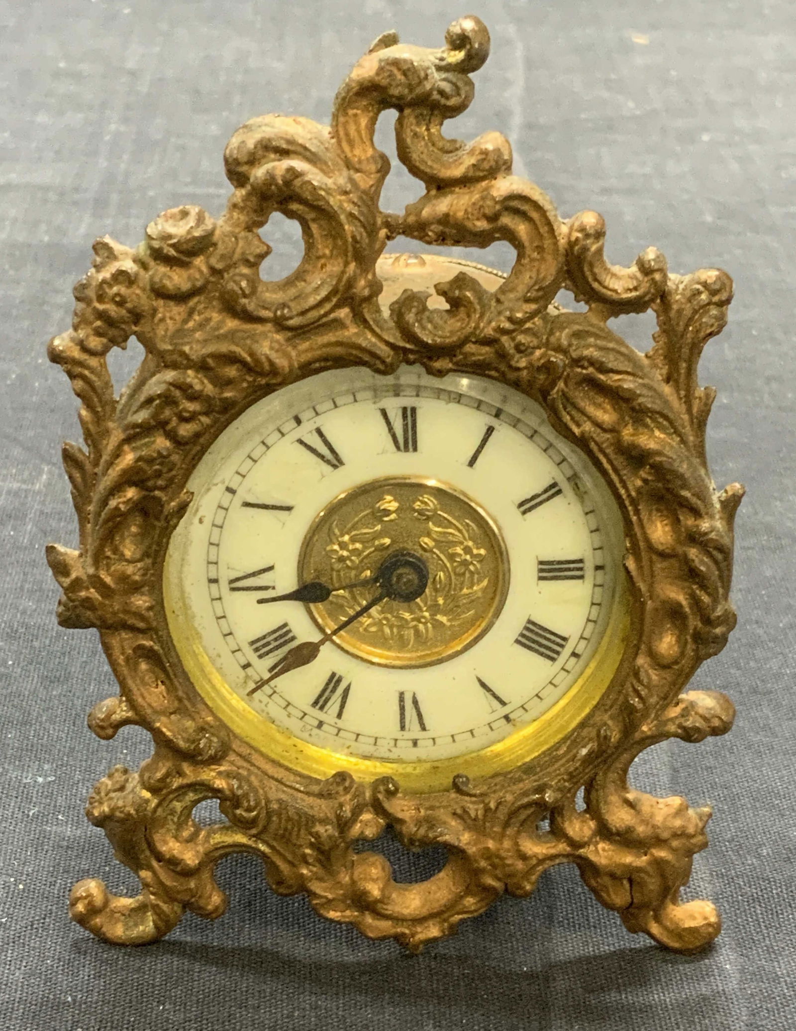 Vintage Brass Table Clock (1 of 6)
