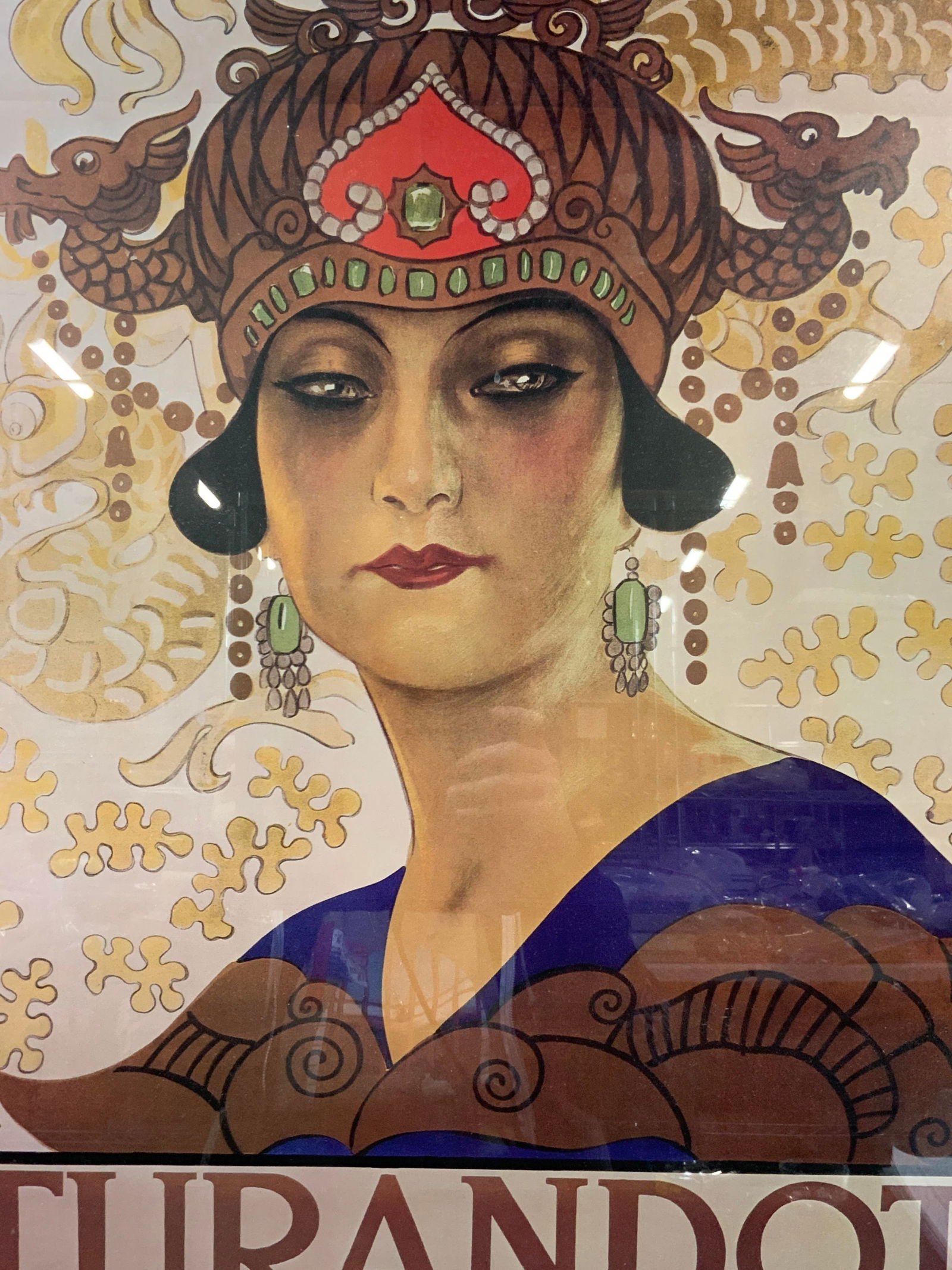 Turnadot Vintage Opera Advert Lithograph (1 of 8)