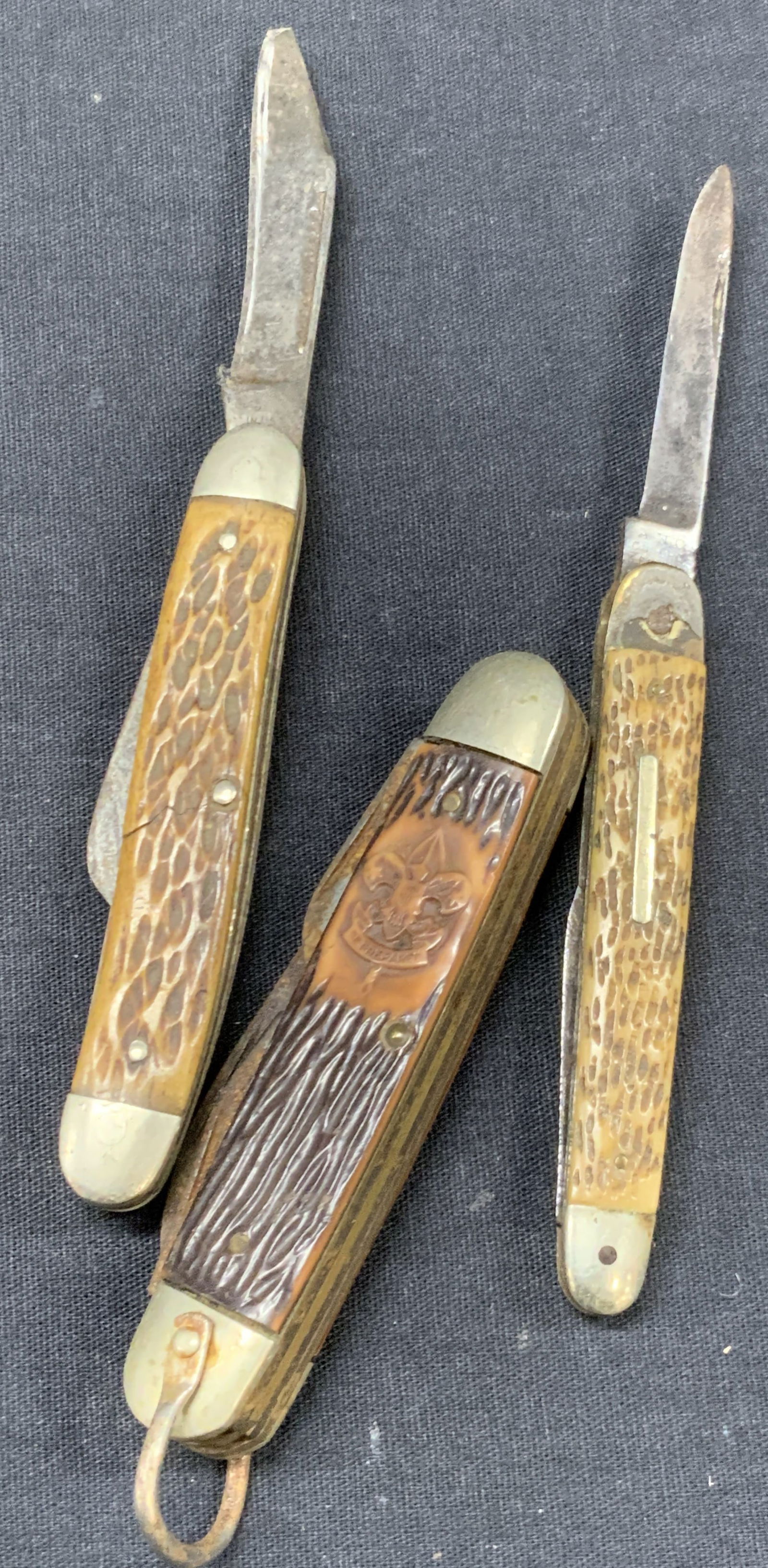 Lot 3 Vintage Steel Multitool Pocket Knives (1 of 8)