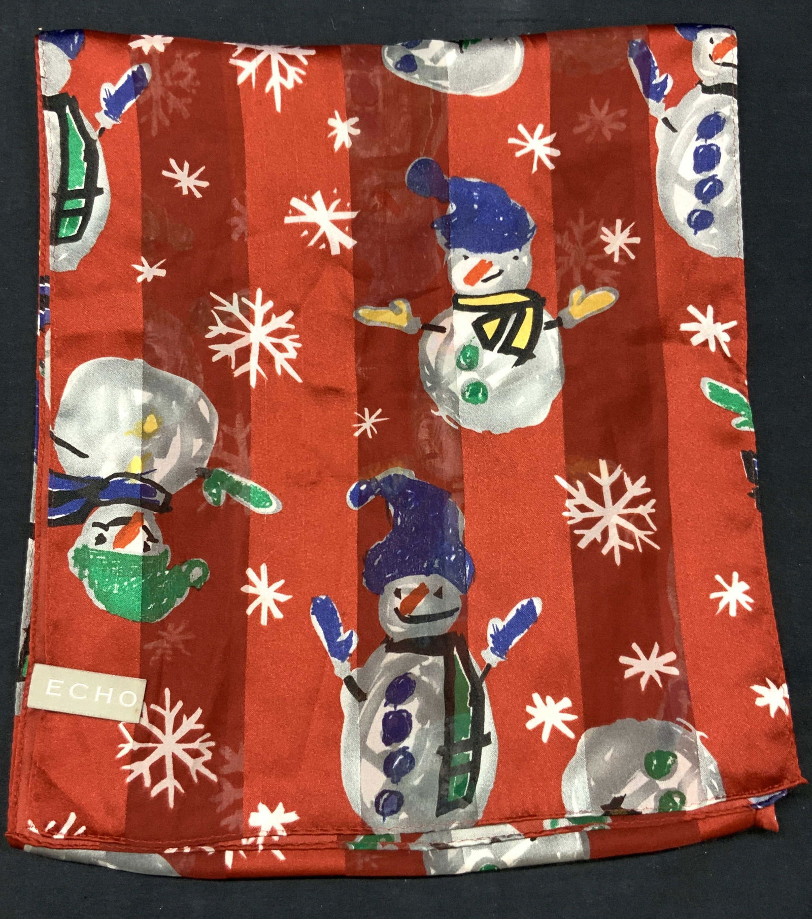 Echo Snow Man Holiday Scarf (1 of 7)