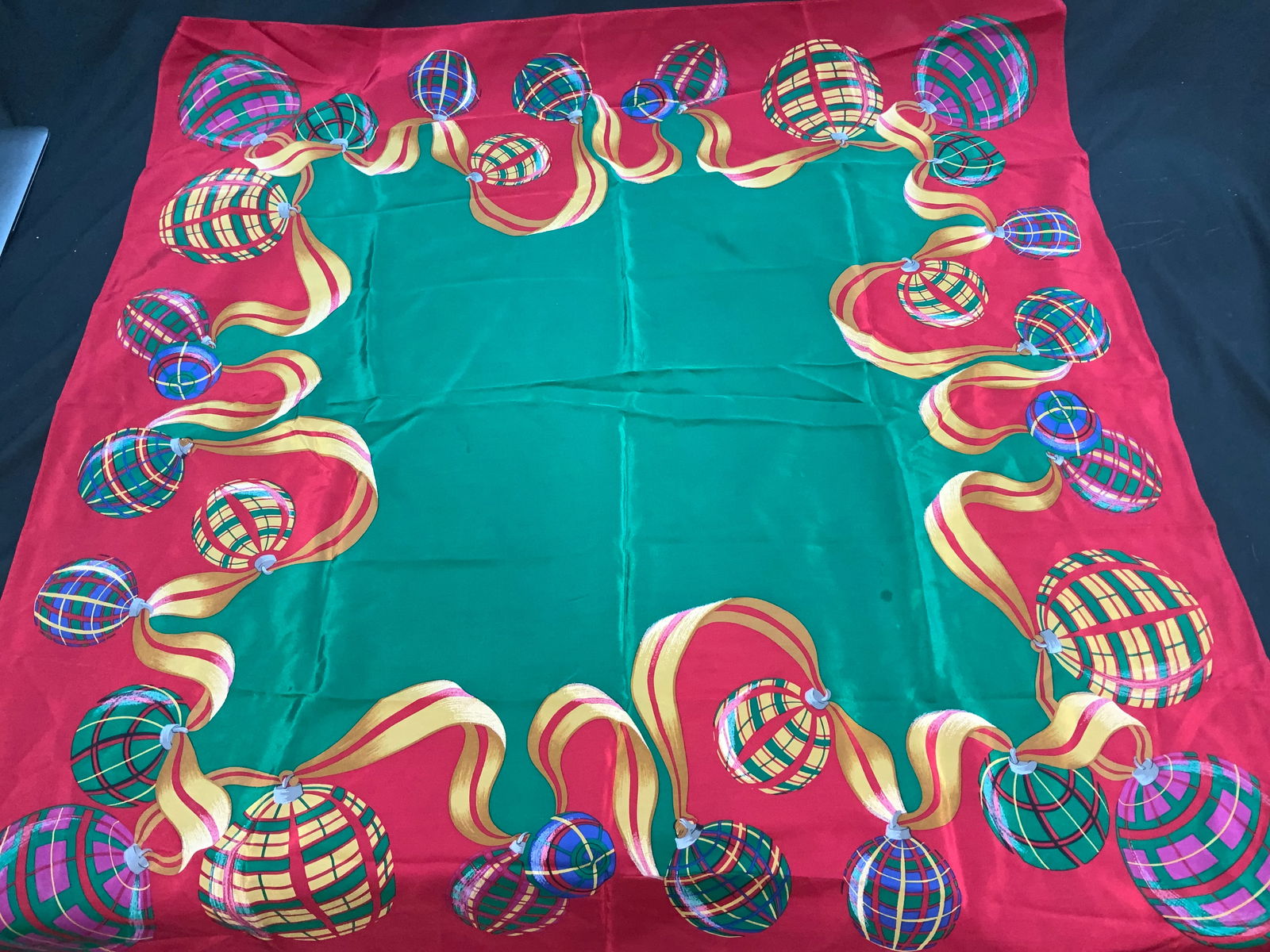 Elaine Gold for Collection Silk Christmas Scarf (1 of 6)