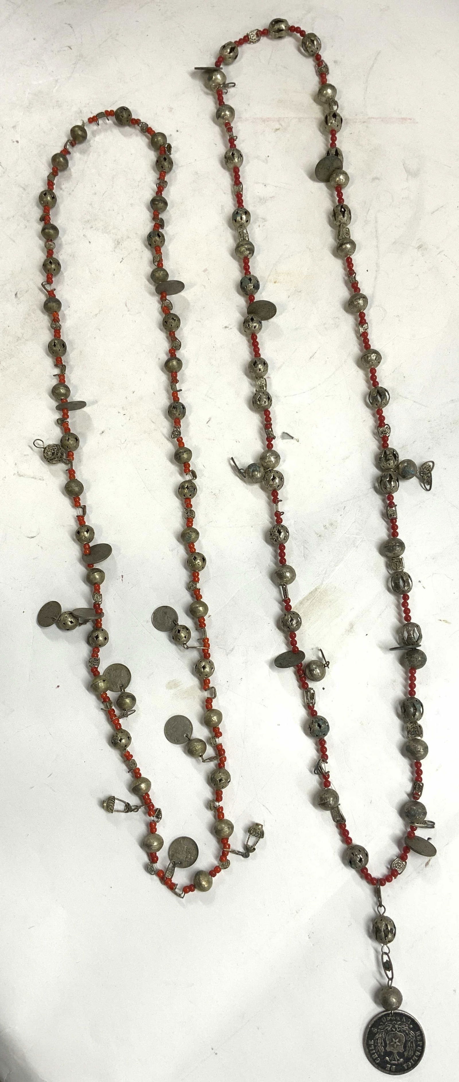 Lot 2 Hand Crafted Tibetan Bohemian Necklaces (1 of 6)