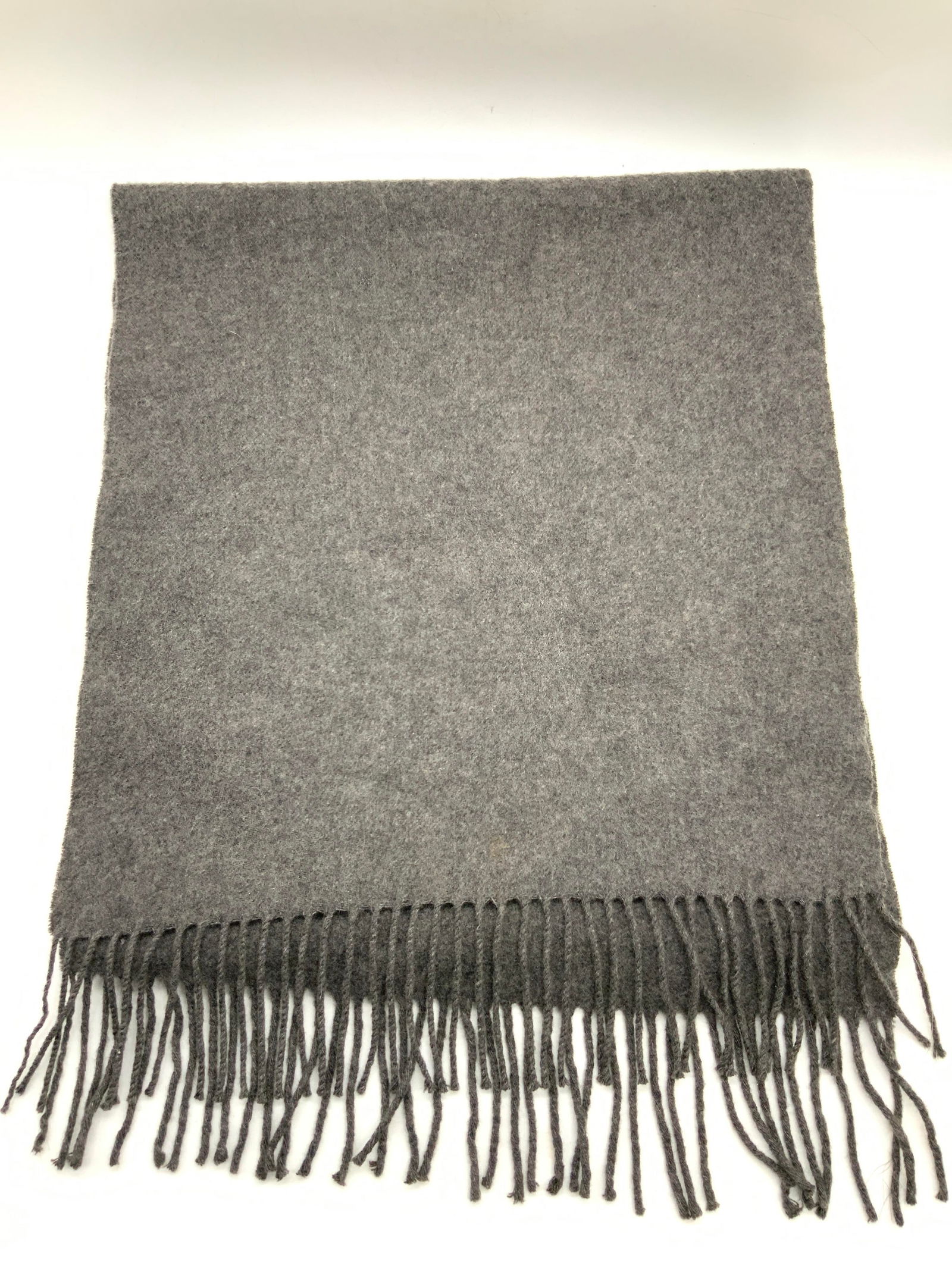 Gray Tn Wool Fringe Winter Scarf (1 of 6)
