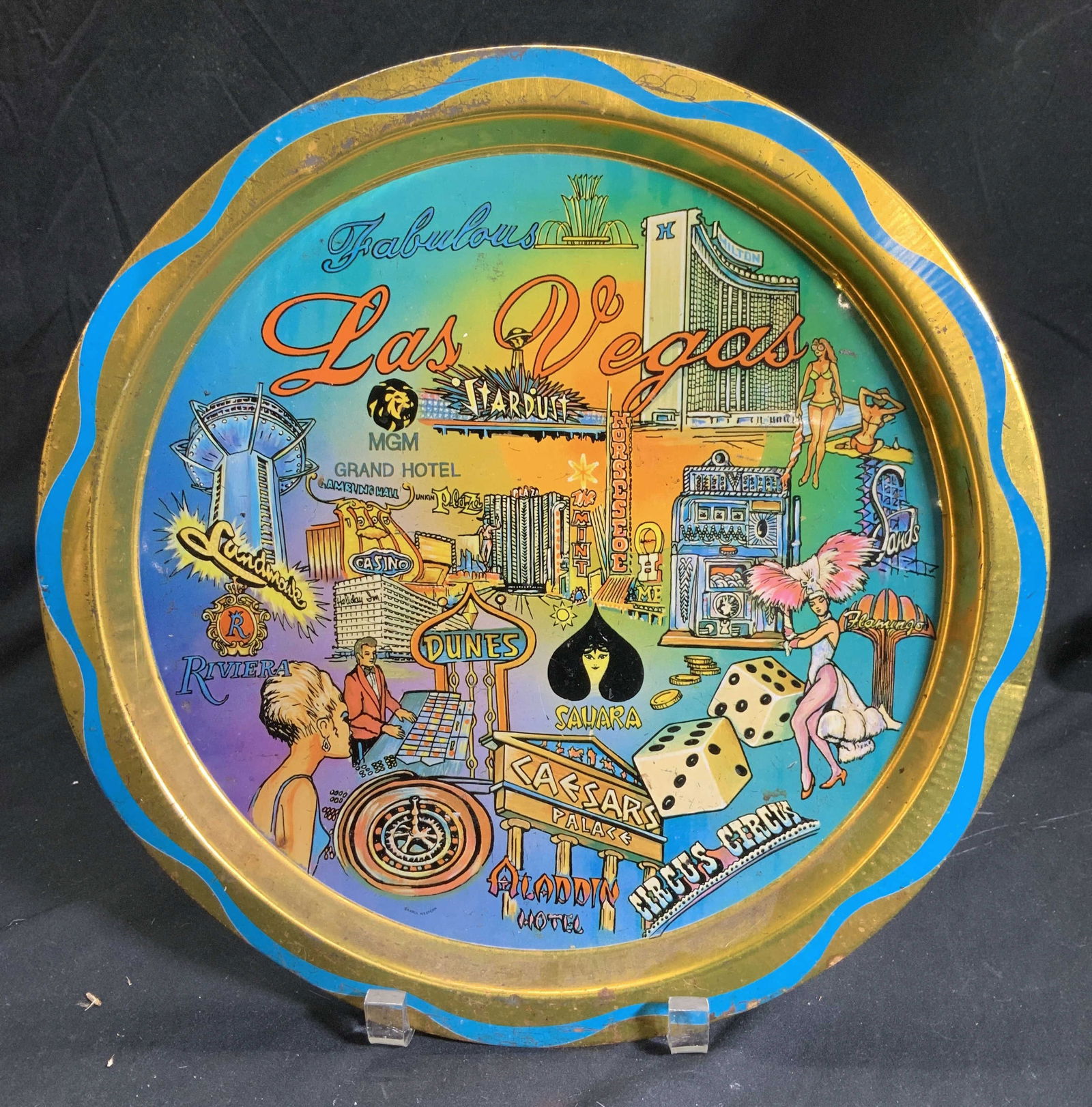 Mid Century Las Vegas Toleware Beverage Tray (1 of 7)