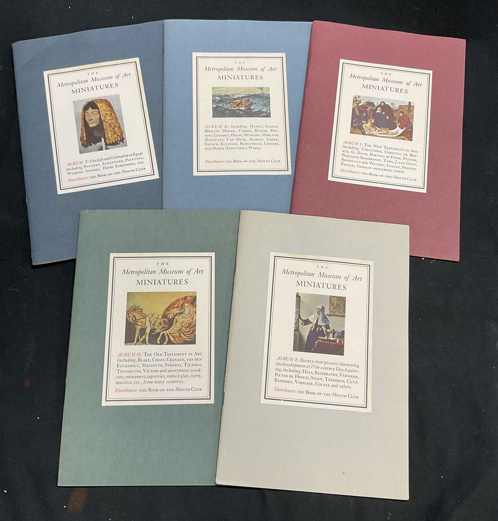 Met Museum Album of Miniatures 5 Art History Books (1 of 20)
