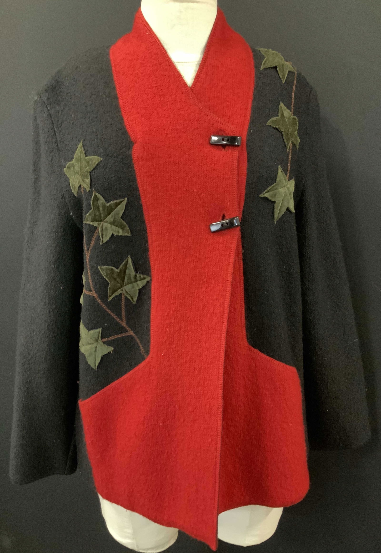 South Wool Ivy Applique New Wool Jacket, Uruguay (1 of 8)