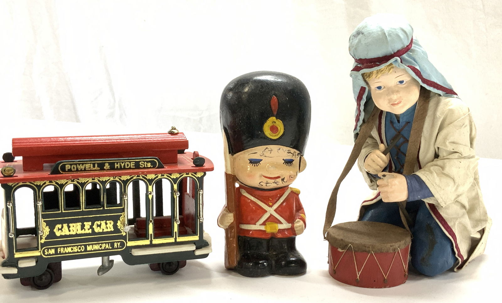 Lot 3 Peter John Ceramic Drummer Boy Bank, more (1 of 10)