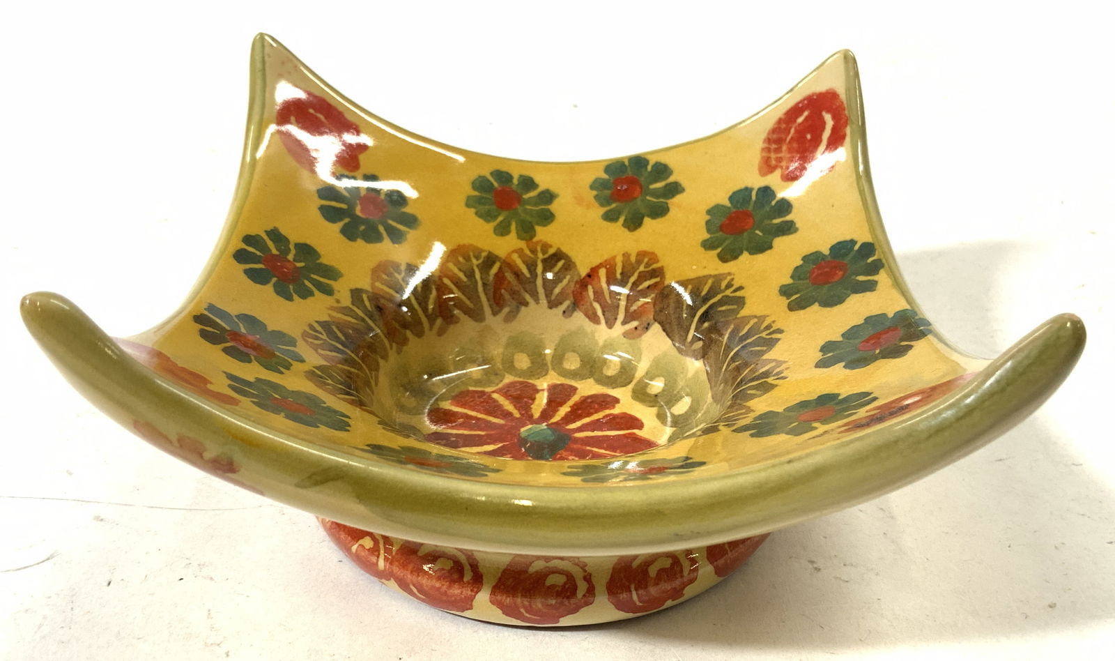 Hand Painted Ceramic Trinket Dish ITALY (1 of 6)