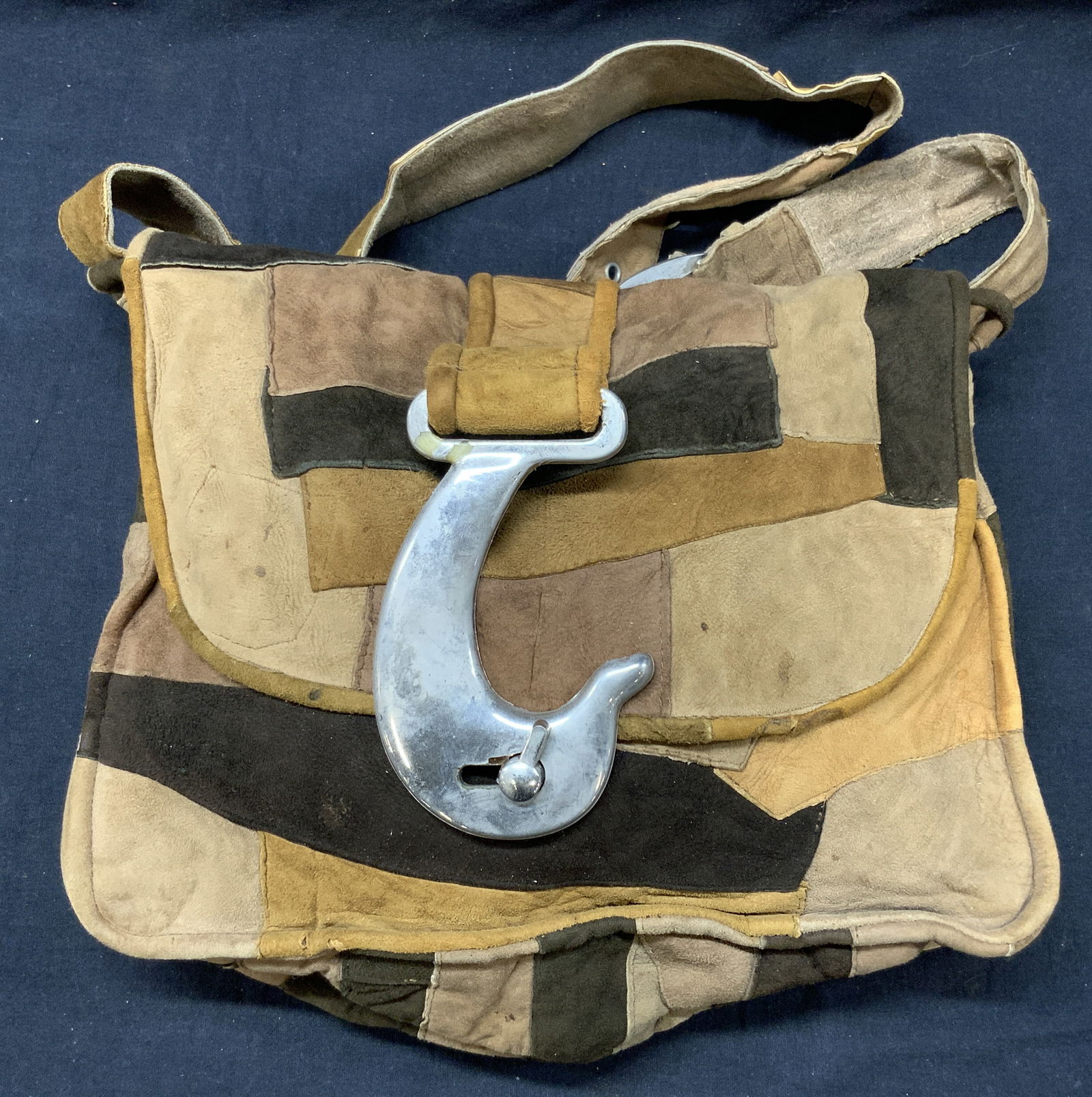 Verdejo Patchwork Leather Messenger Bag, Spain (1 of 14)