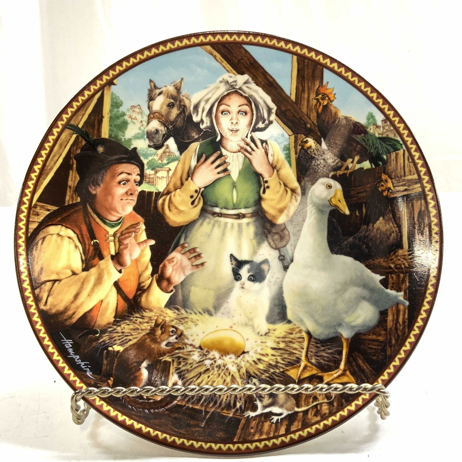 KNOWLES THE GOOSE THAT LAID THE GOLDEN EGG Plt NIB (1 of 9)