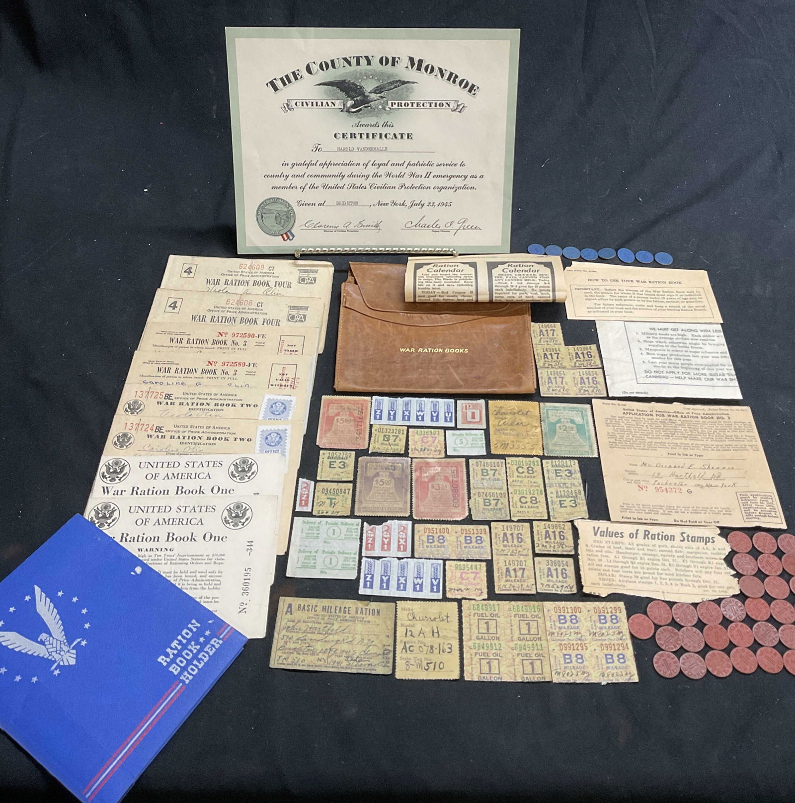 Collectible USA WWII Ration Book Ephemera (1 of 19)