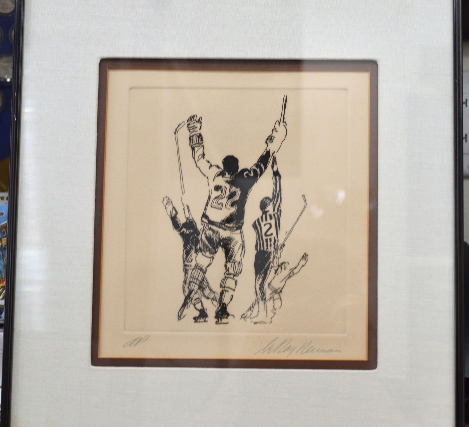 Score Framed Etching by Leroy Neiman (1 of 4)