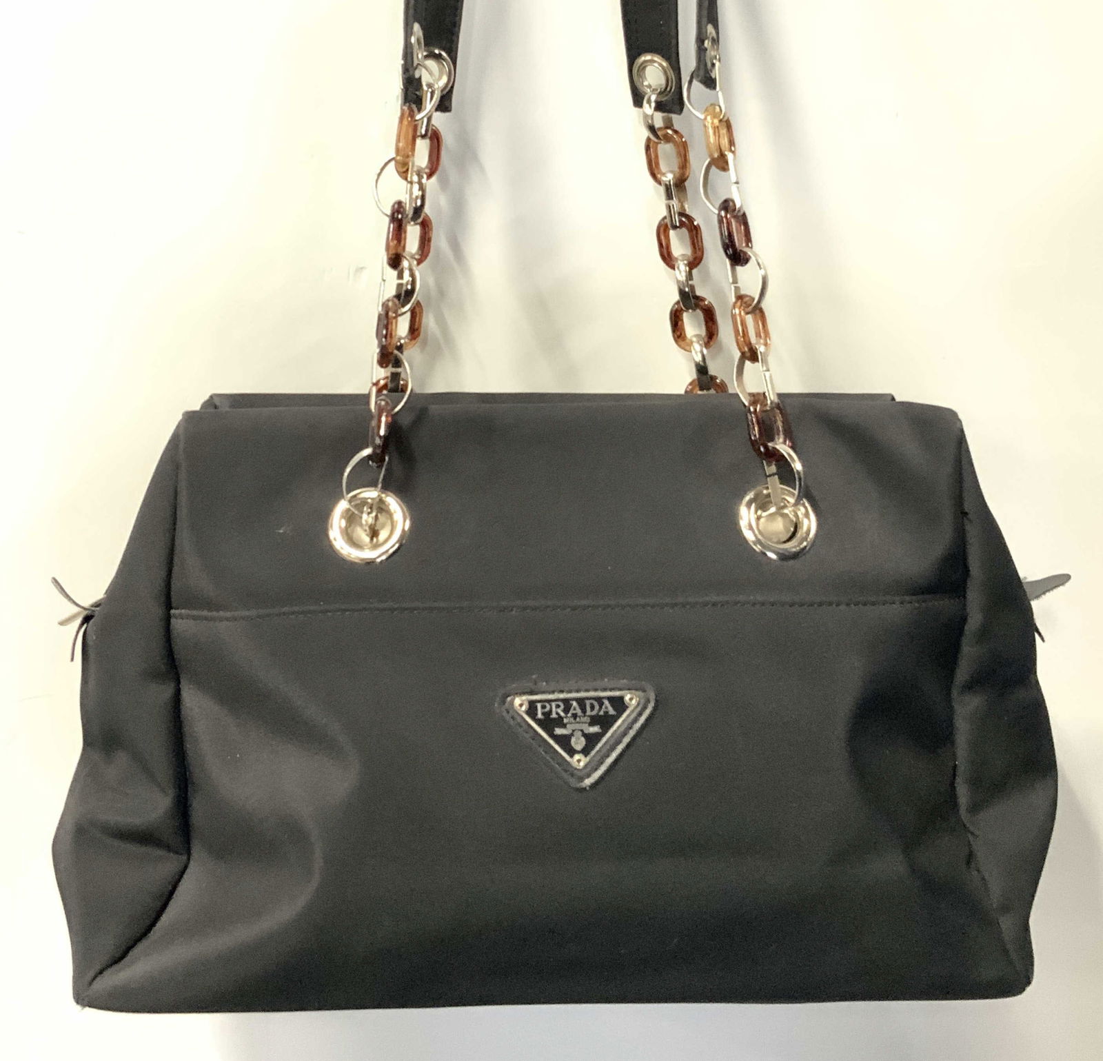 Prada Style Black Hand Bag (1 of 12)