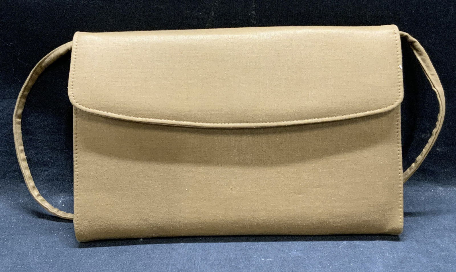 Vintage Brown Fabric Handbag (1 of 6)