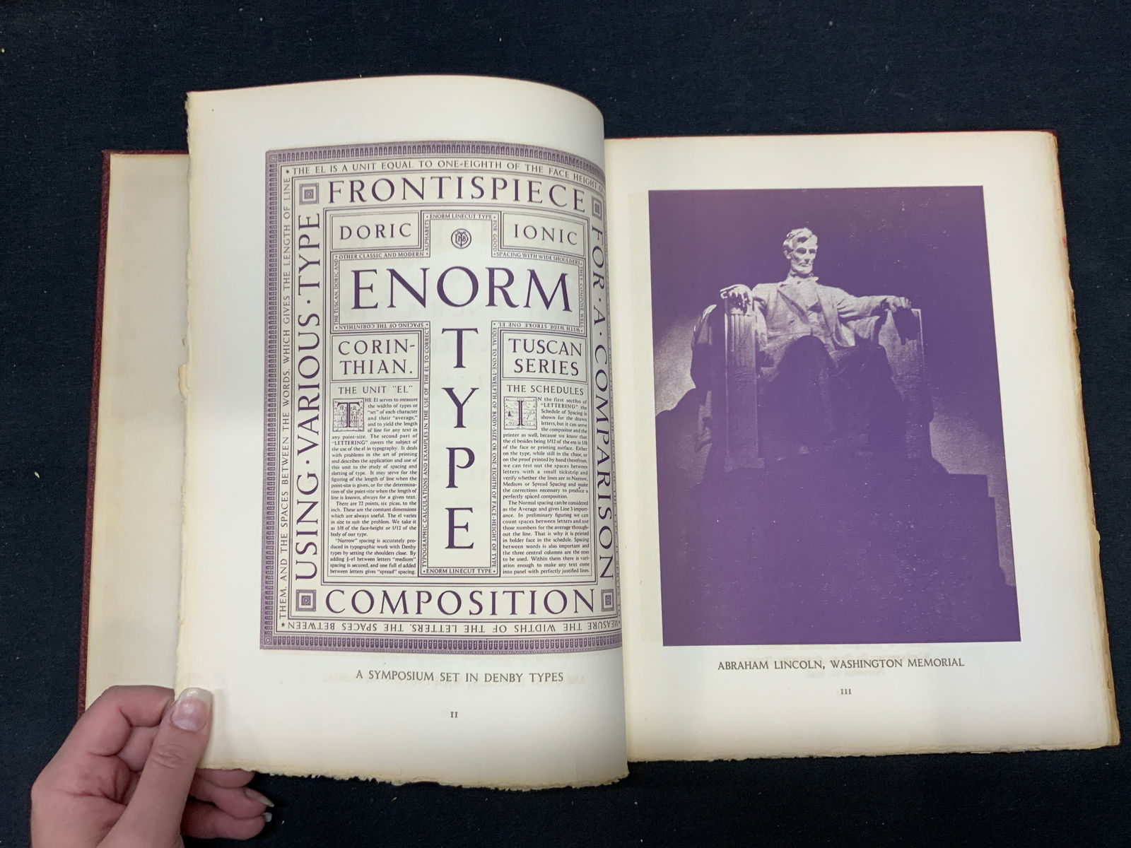 1942 Lincolniana, Illustrated Denby Type Book (1 of 20)