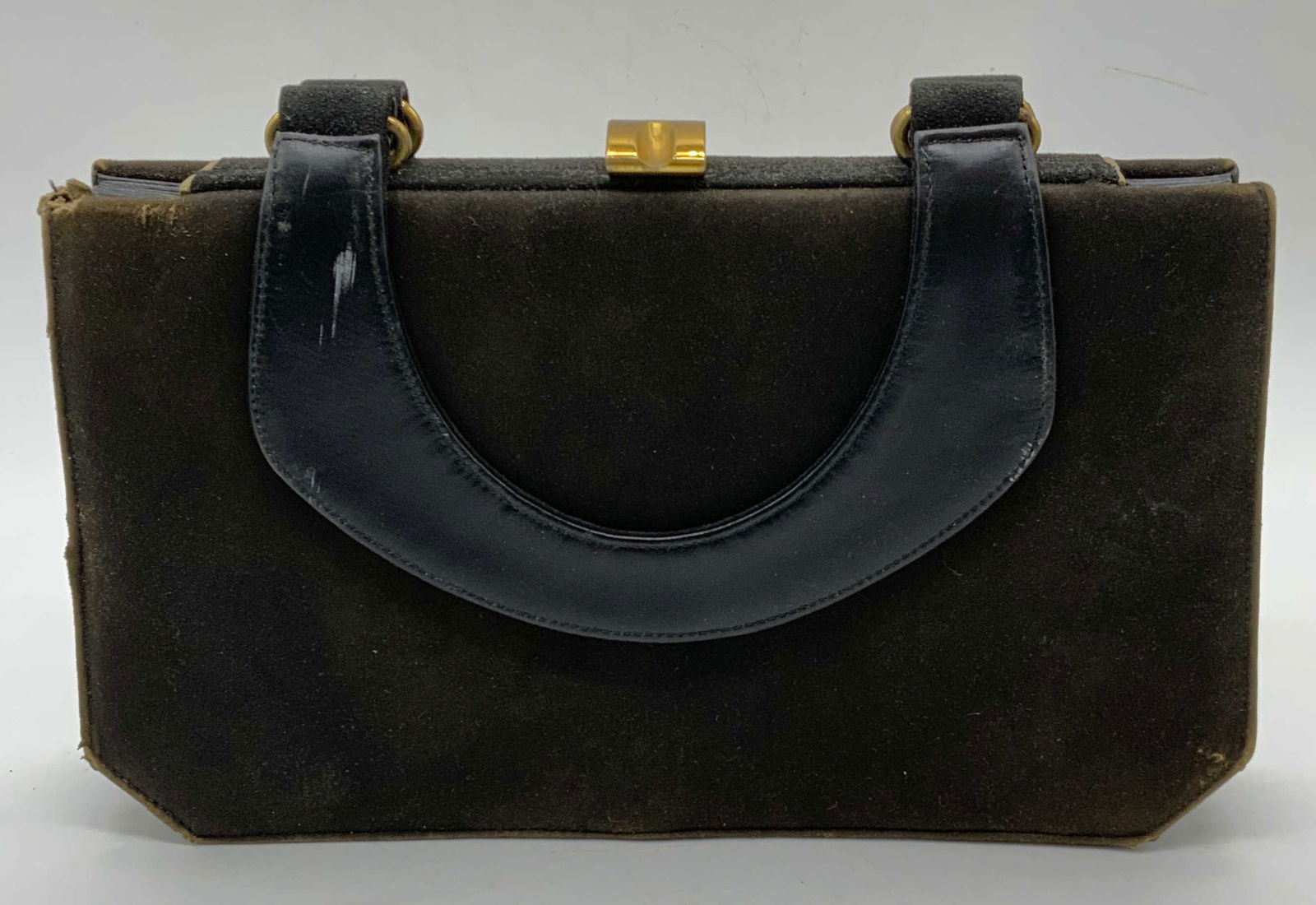 Vintage Susan Gail Black Leather Handbag (1 of 6)