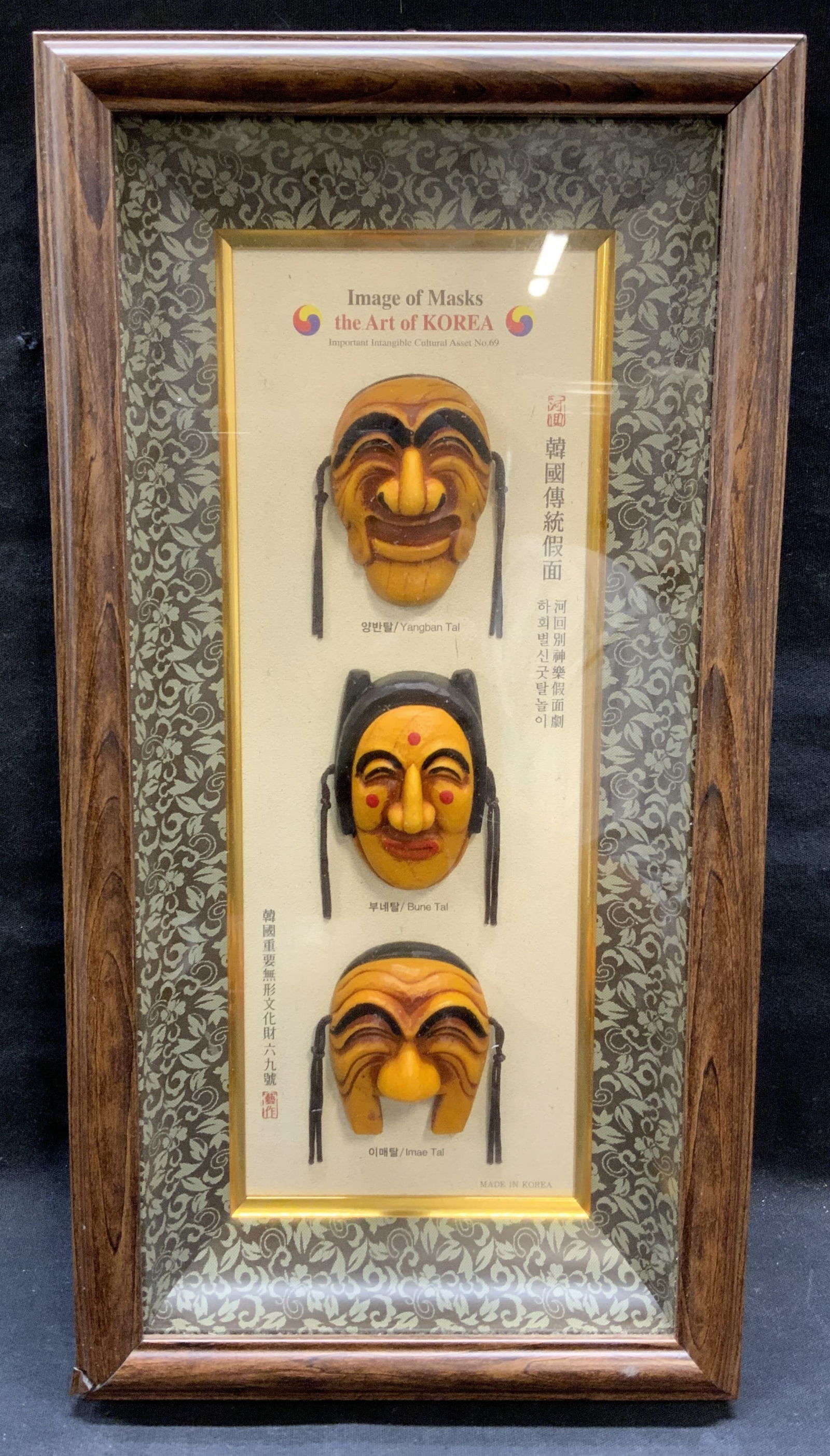 Framed Korean Image Masks (1 of 5)