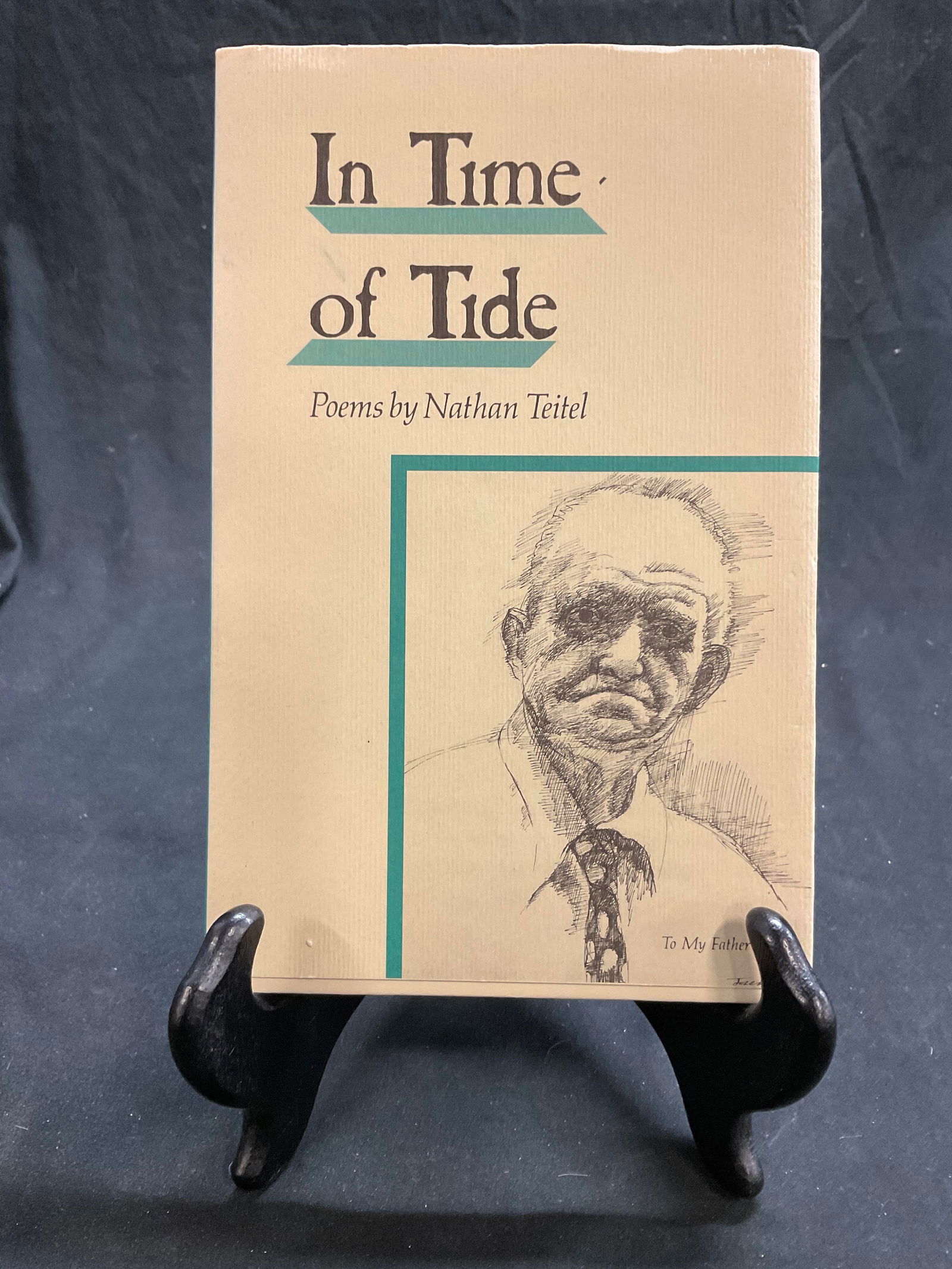 IN TIME OF TIDE By Nathan Teitel. Signed book 1990 (1 of 7)
