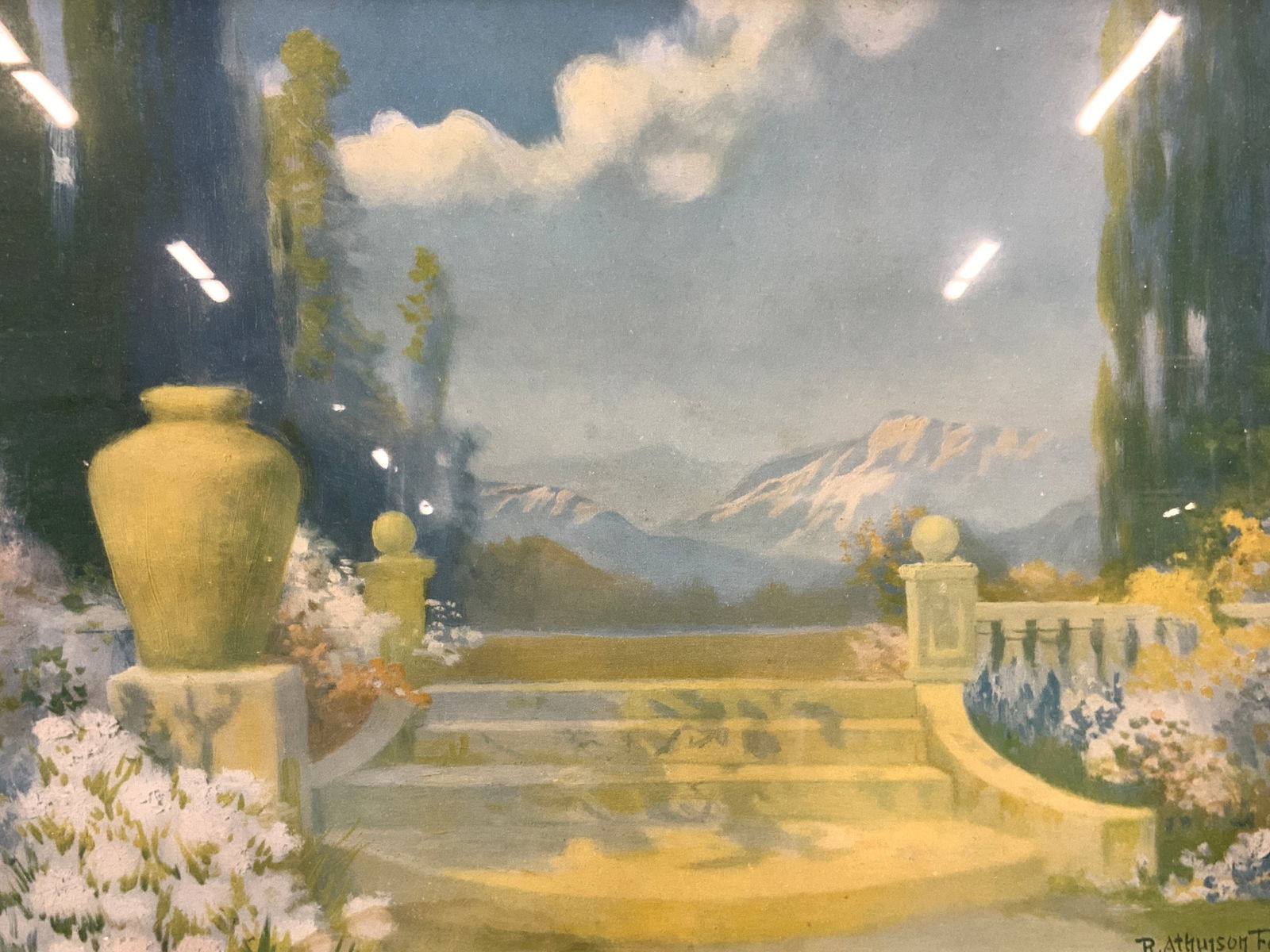 Atkinson Fox Dreamland Landscape Lithograph (1 of 10)