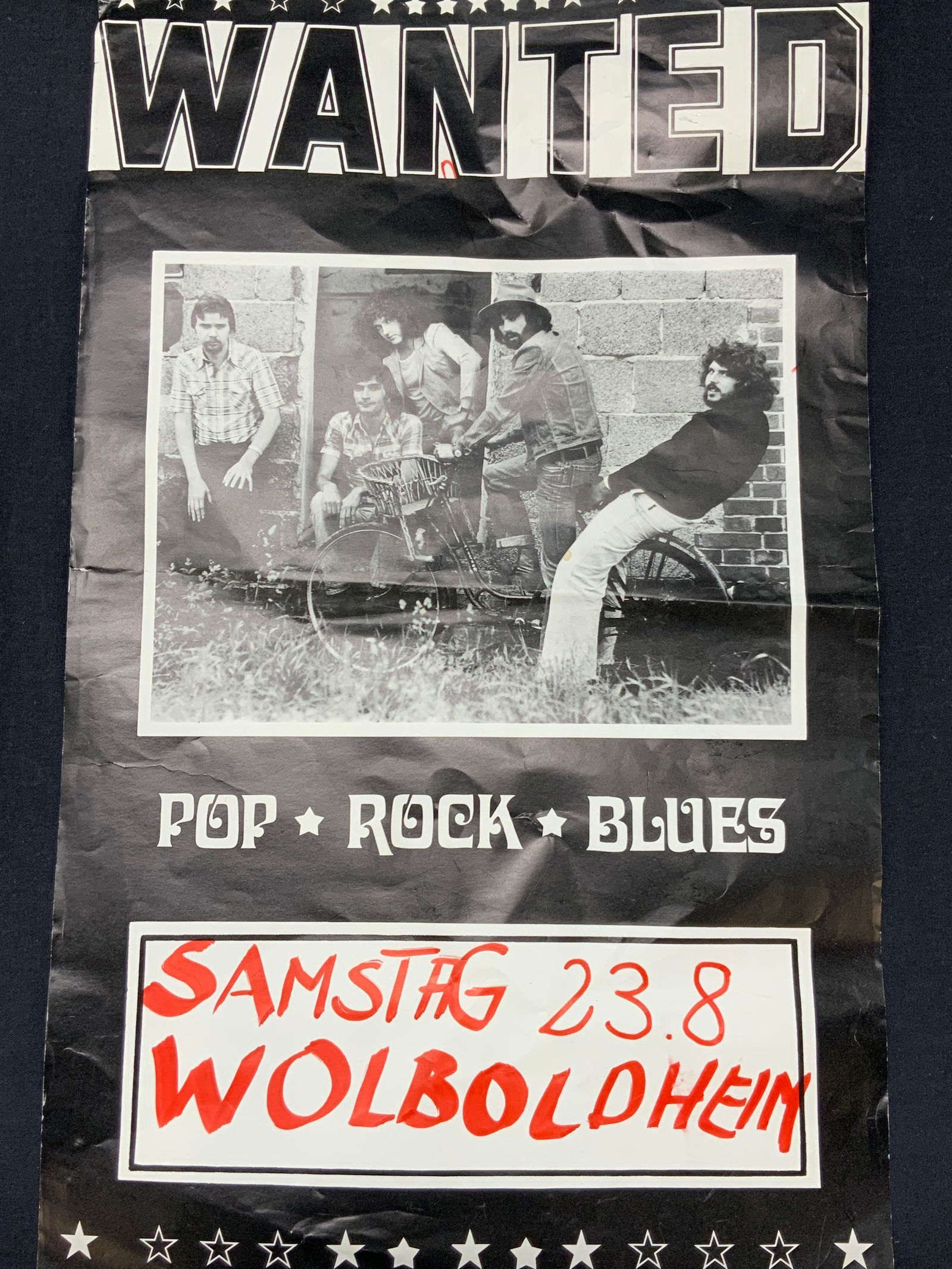 Vintage Black & White Band Poster (1 of 8)