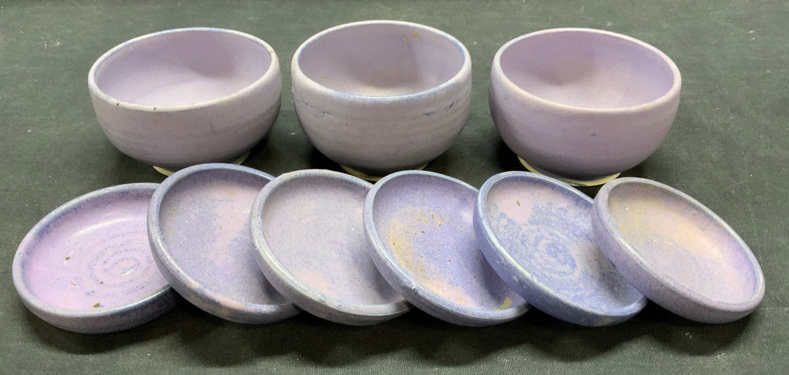 9 Signed Mahala Artisan Pottery Bowls & Dishes (1 of 6)