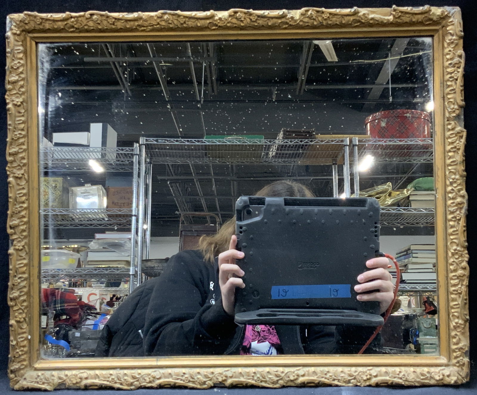 Vintage Gold Leafed French Style Wall Mirror (1 of 8)