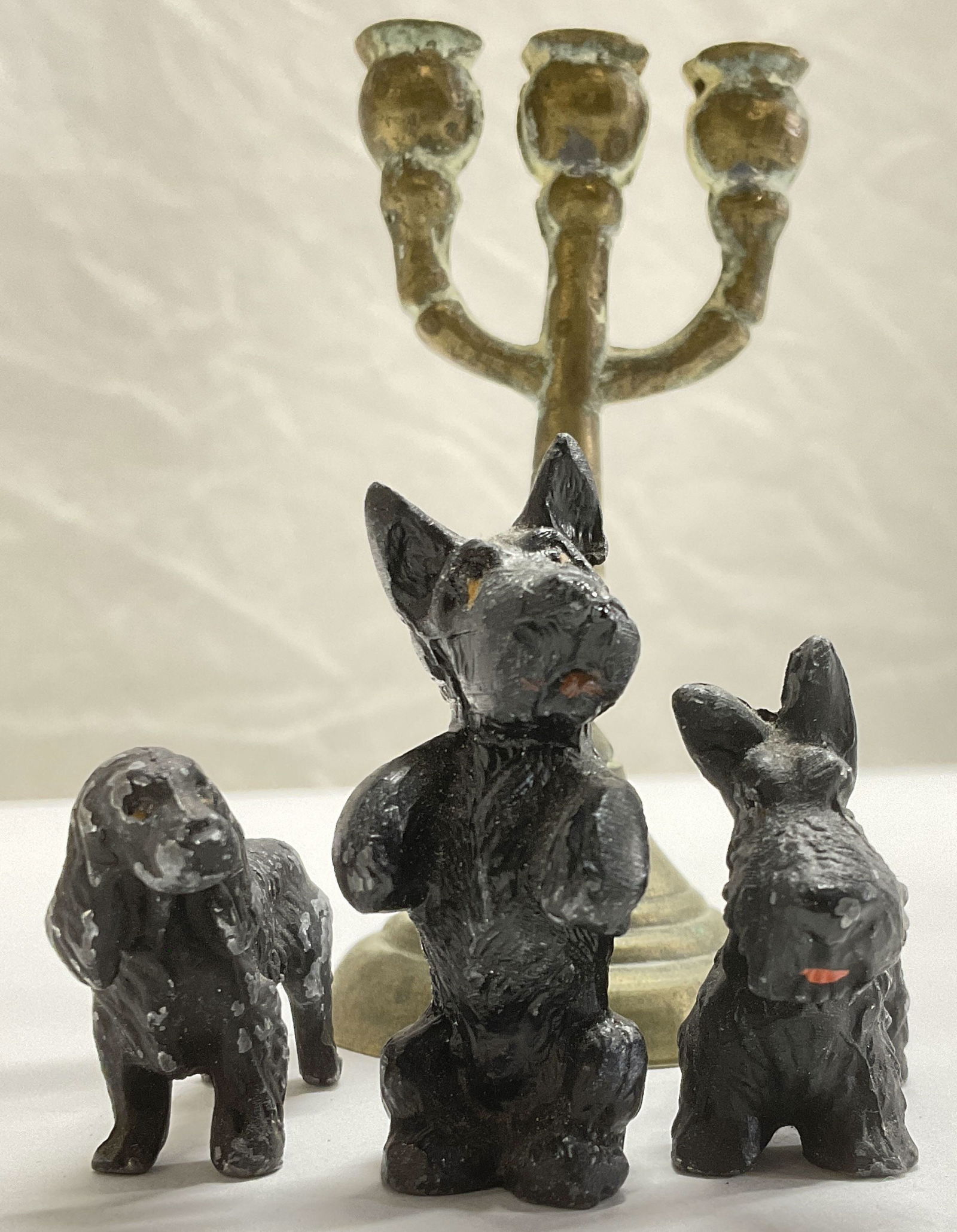Miniature Candelabra and Dog Figurines (1 of 7)