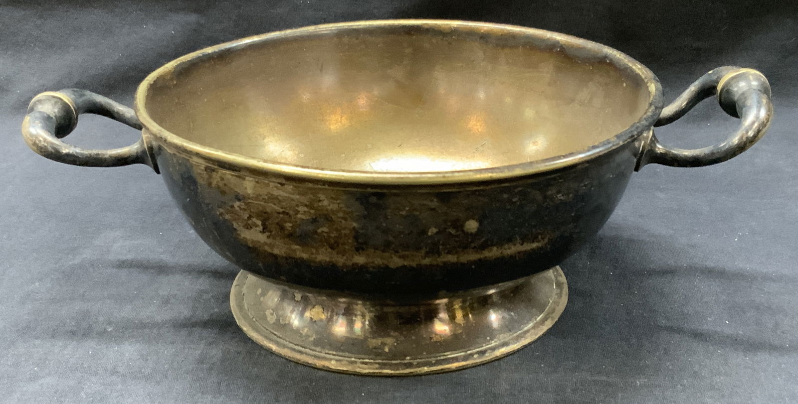 Vntg BR.Buch 3070 Silver Plate Footed Bowl (1 of 7)