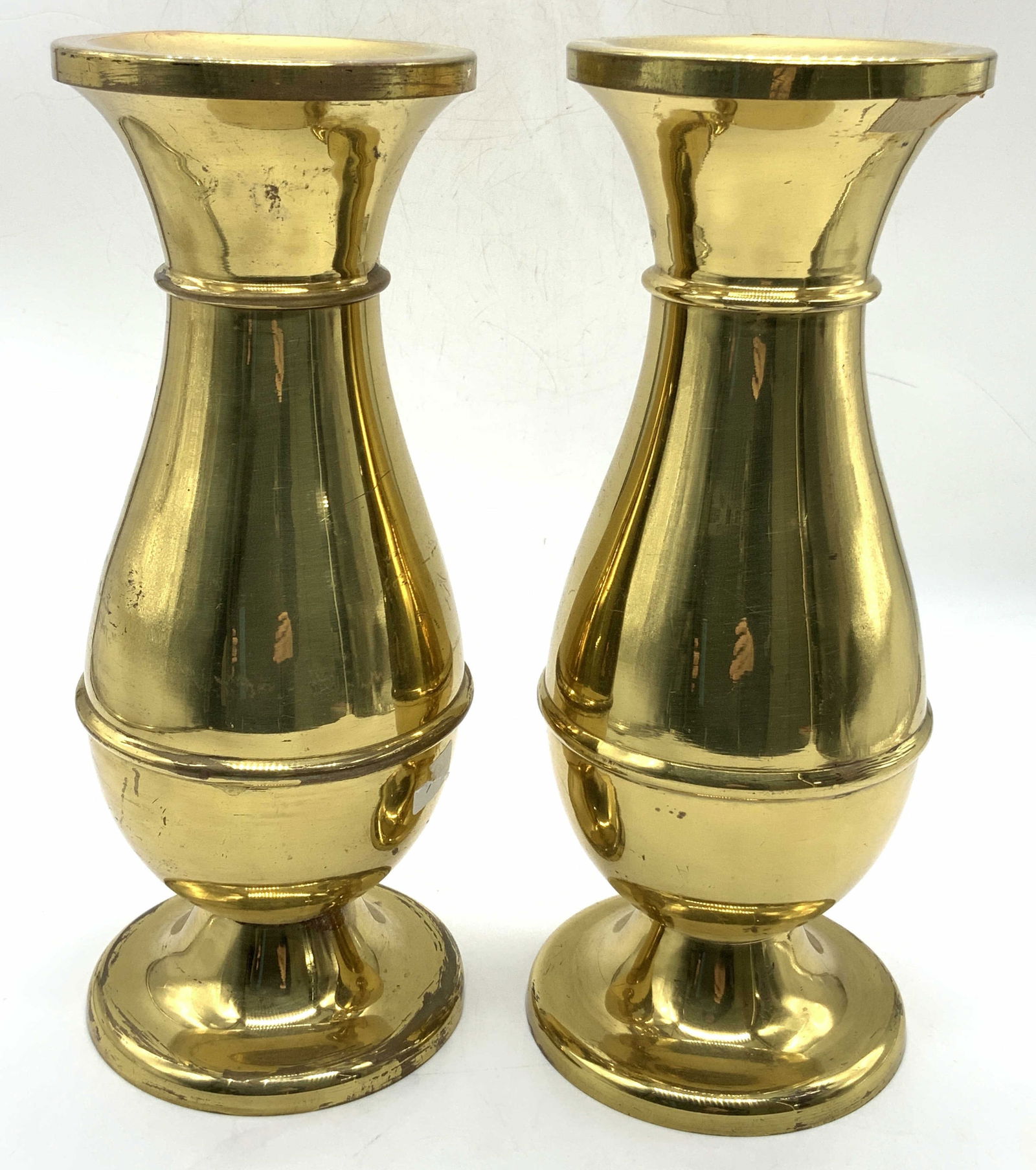 Two Swiss Vintage Brass Candle Sticks, 1969 (1 of 8)