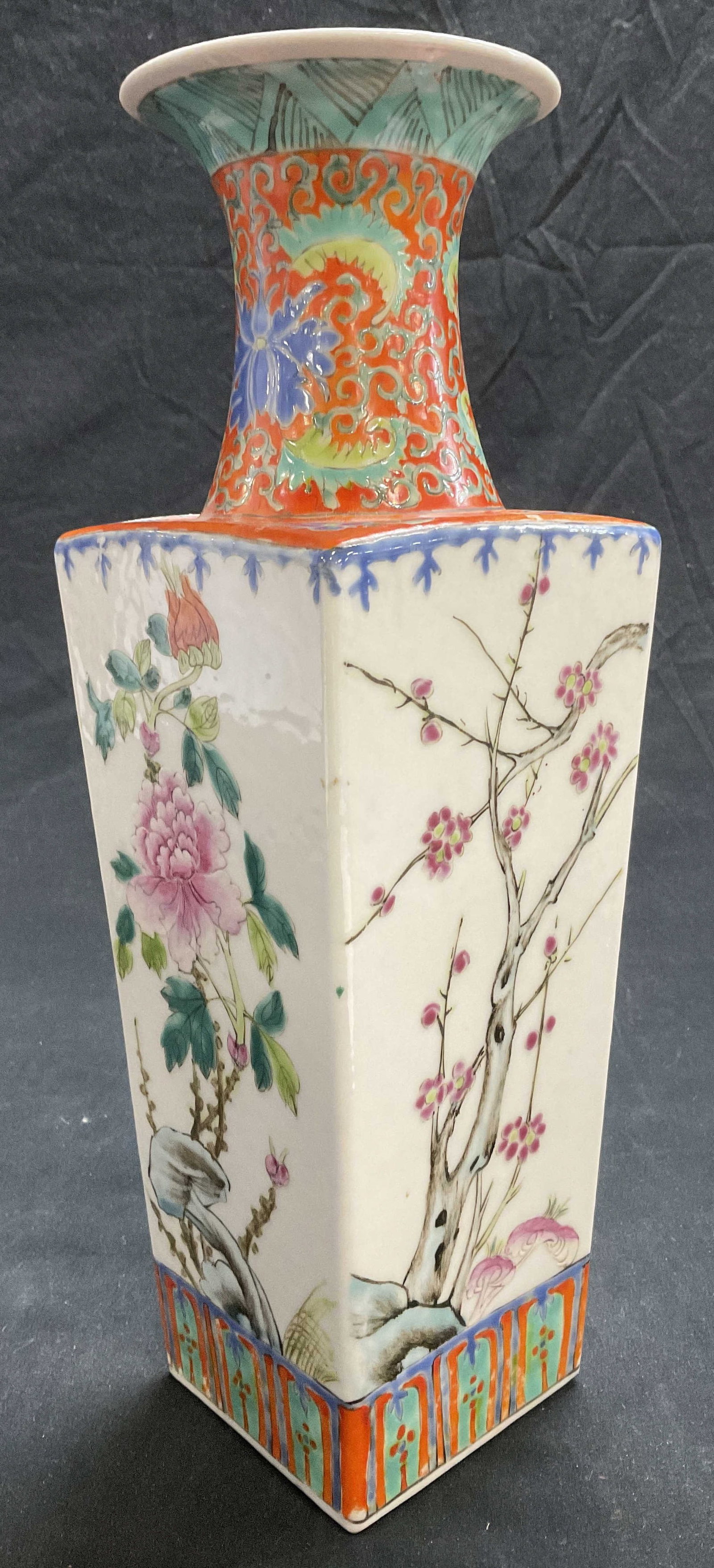 Handcrafted Chinese Famille Rose Porcelain Vase (1 of 7)