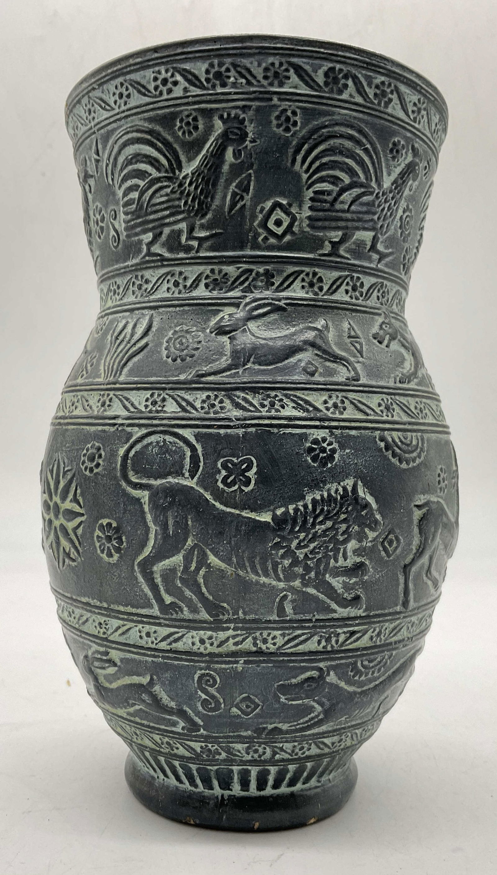 Ceramic Vase with Animal Design (1 of 6)
