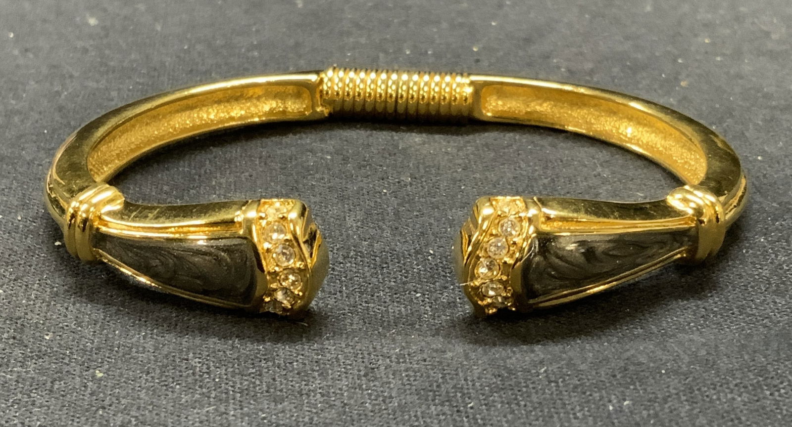 KENNETH LANE FOR AVON Gold Pl Cuff Bracelet (1 of 7)