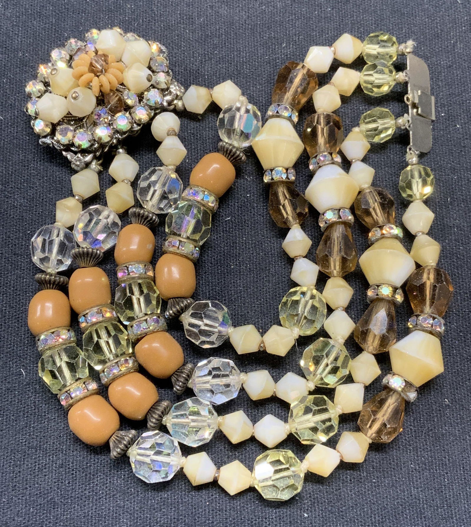 EUGENE SCHULTZ Crystal Multi Strand Bracelet (1 of 6)