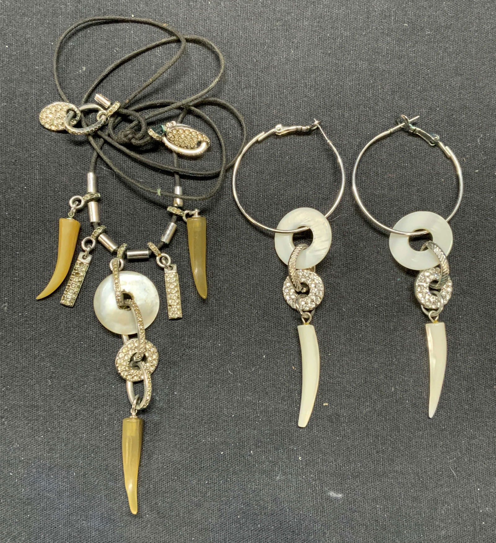 2 SWAROVSKI Crystal Pendant Necklace & Earrings (1 of 7)