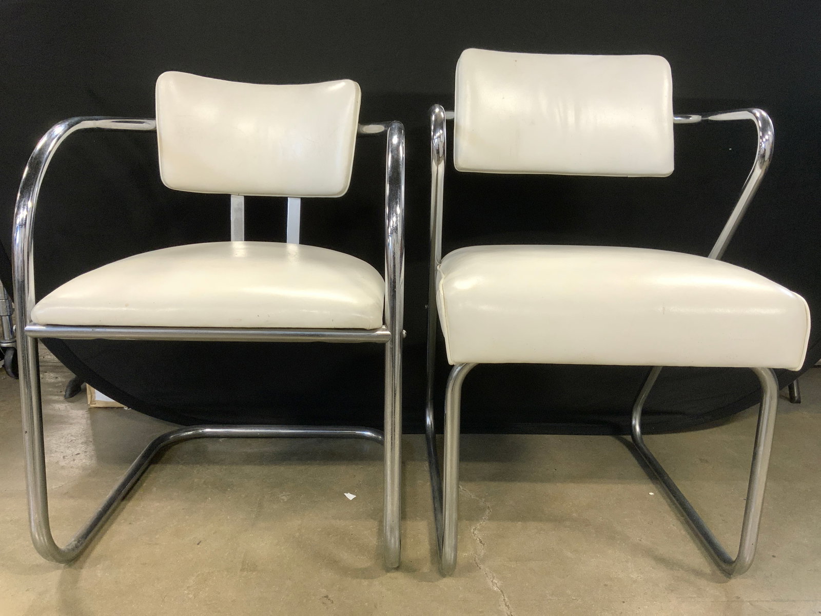 Lot 2 Chromecraft Vntg MCM Arm Chairs (1 of 18)