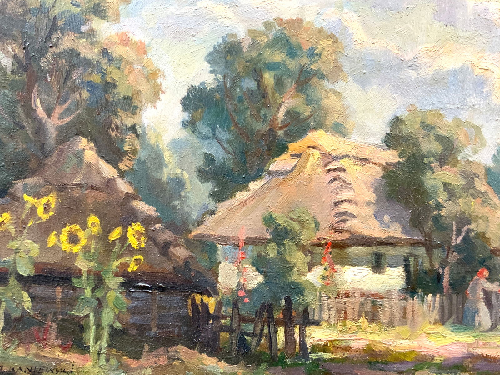 Jerzy Edmund Kaniewski Sgd Landscape Oil Painting (1 of 11)