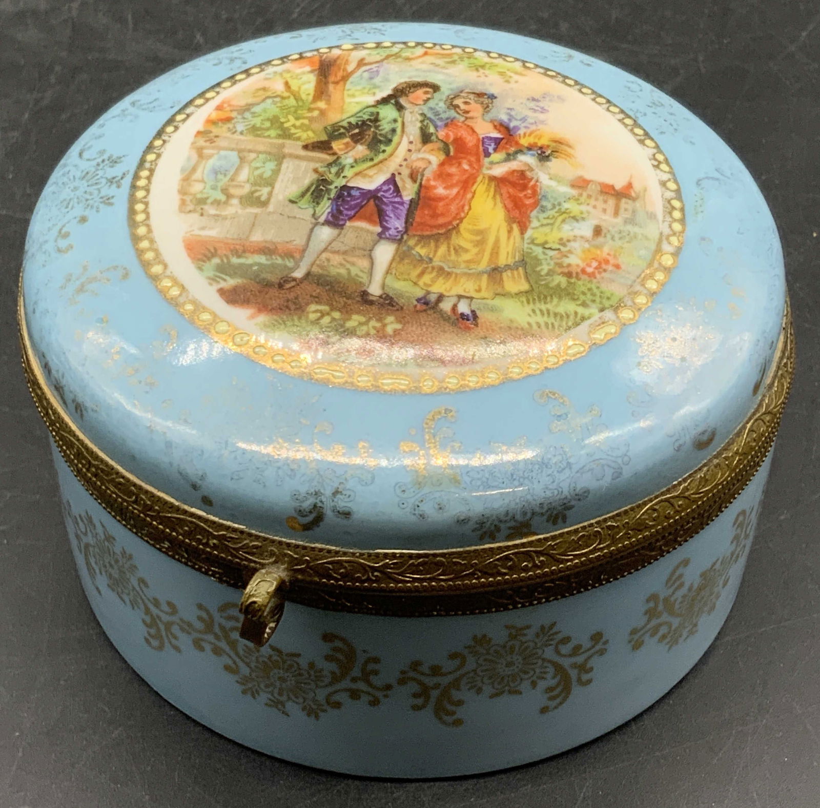 Vintage Porcelain Transferware Trinket Box (1 of 12)