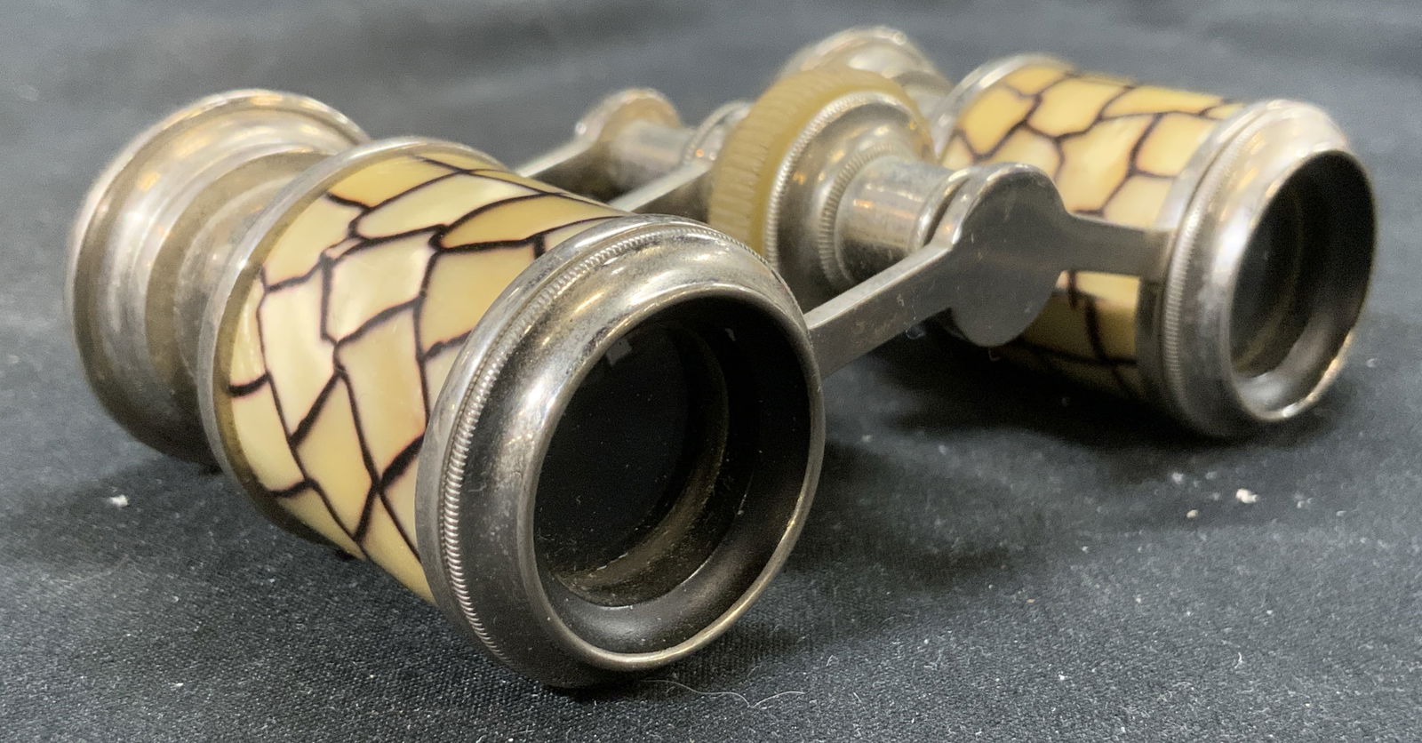Vintage Enamel & Metal Opera Glasses (1 of 8)